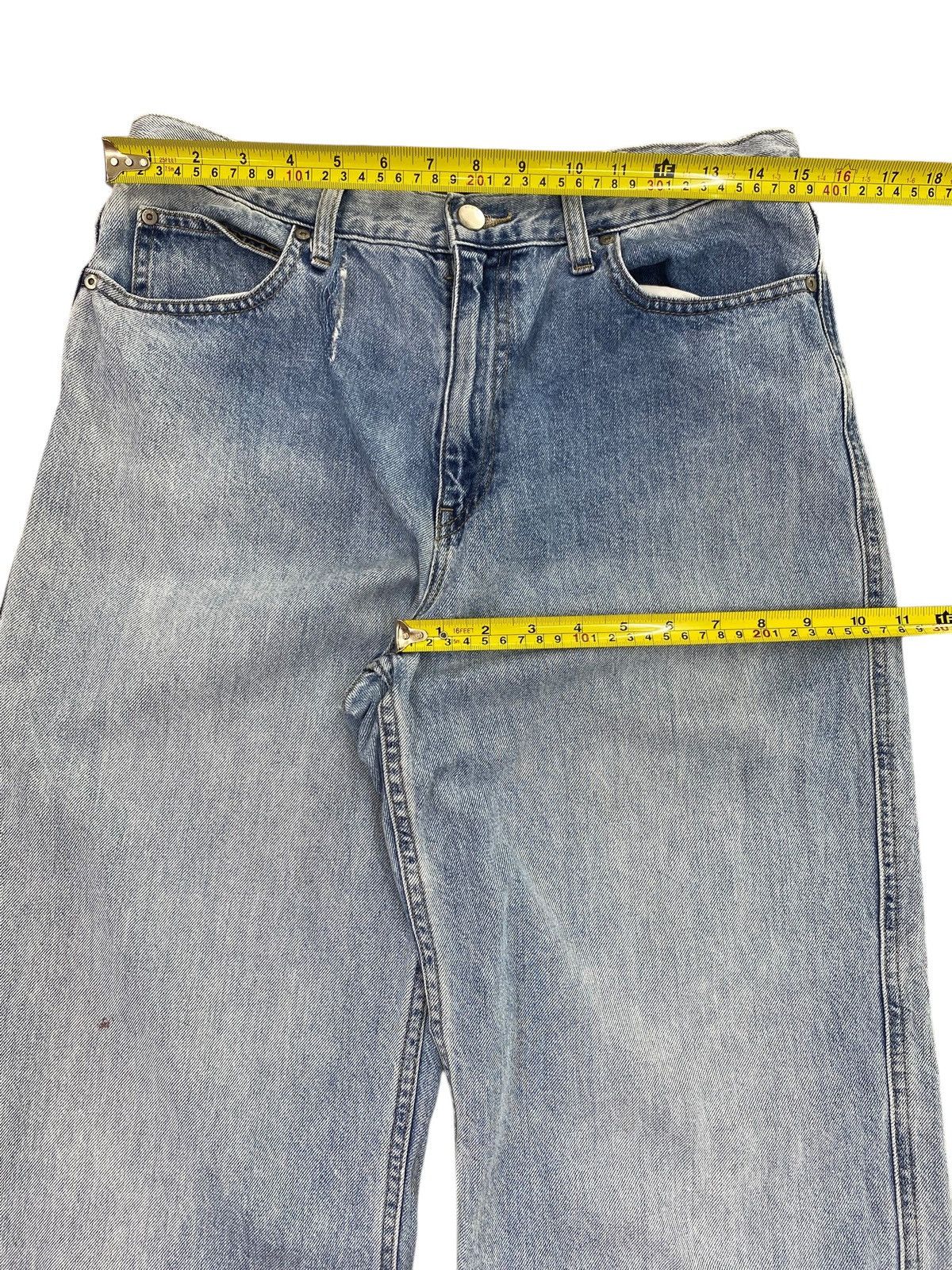 Uniqlo Uniqlo Brand Acid Blue Wash Style Baggy Jeans Size US 30 / EU 46 - 9 Thumbnail