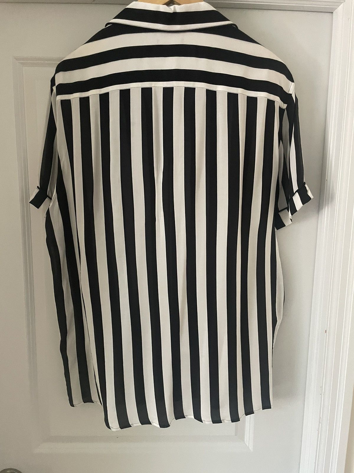 Balmain Striped short sleeve button shirt Size US XXL / EU 58 / 5 - 6 Thumbnail