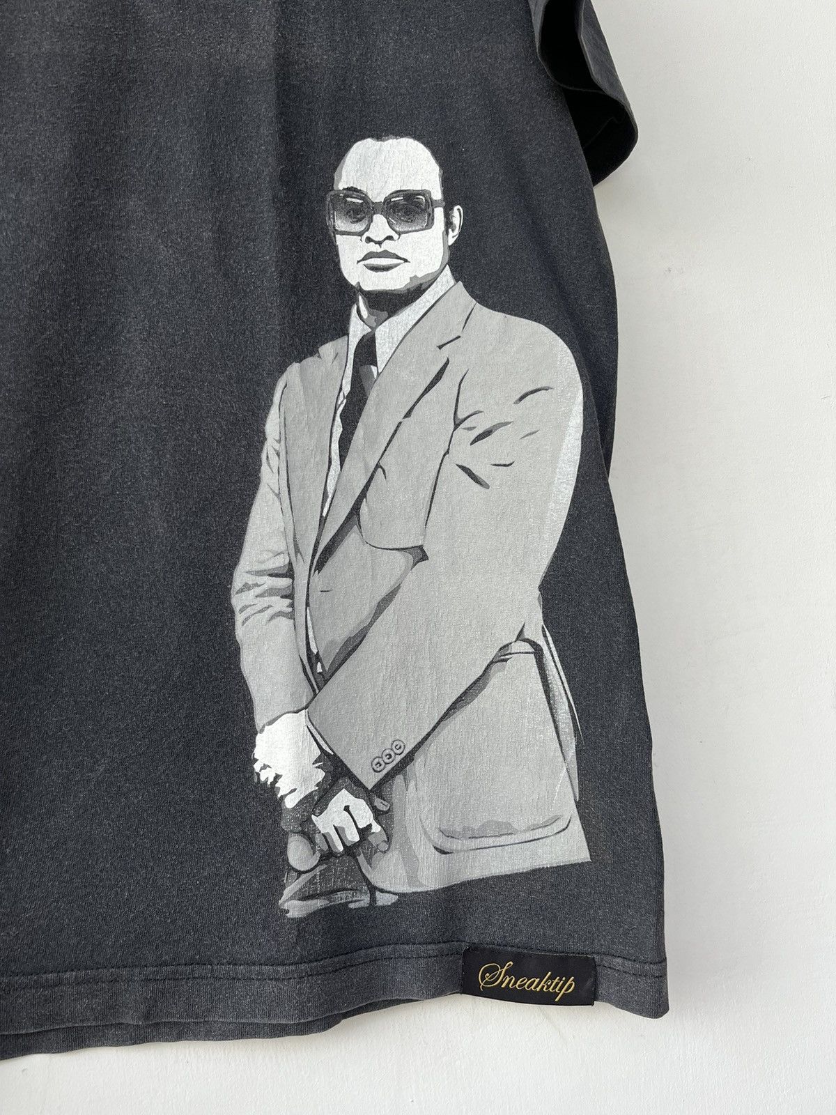 Vintage 2007 Mr. Untouchable Nicky Barnes Gray on Black Tees Size US XL / EU 56 / 4 - 3 Thumbnail