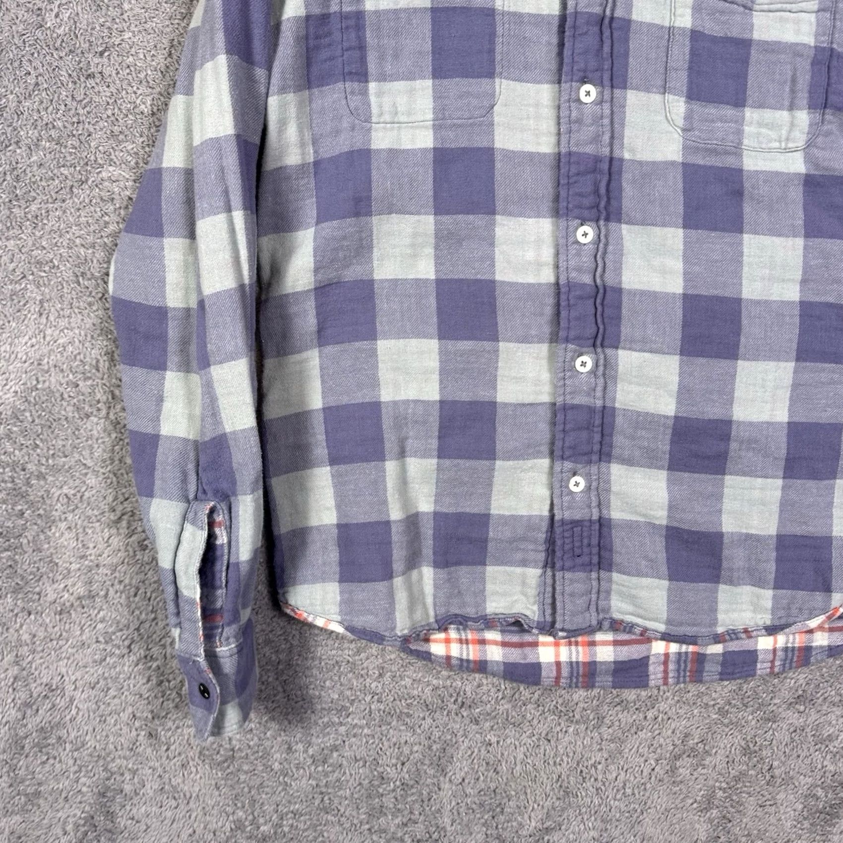 Faherty Faherty Shirt Mens M Buffalo Plaid Reversible Long Sleeve Flannel Organic Cotton Size US M / EU 48-50 / 2 - 2 Thumbnail