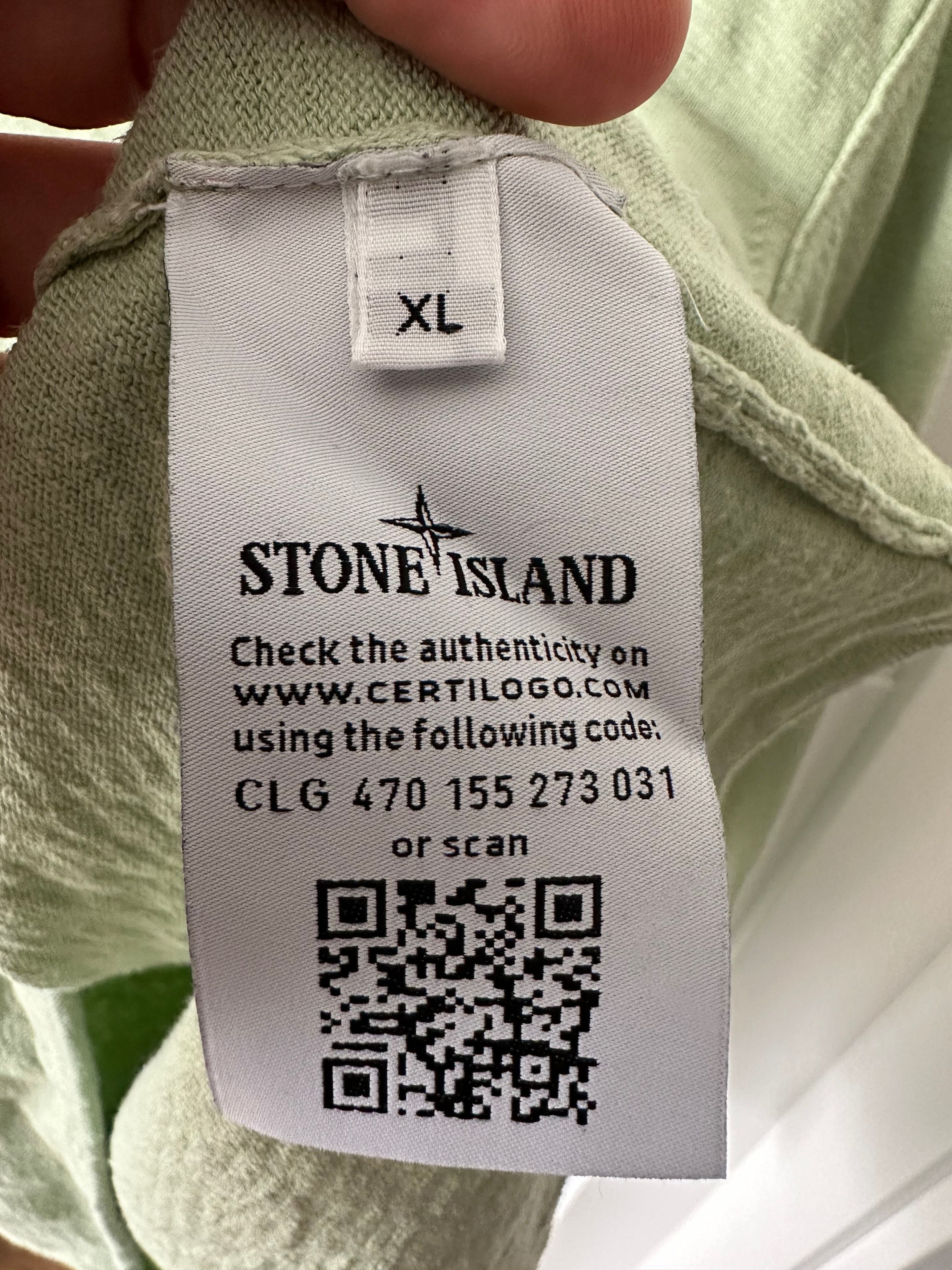 Stone Island Stone Island Light mint crew neck jumper Size US L / EU 52-54 / 3 - 8 Thumbnail