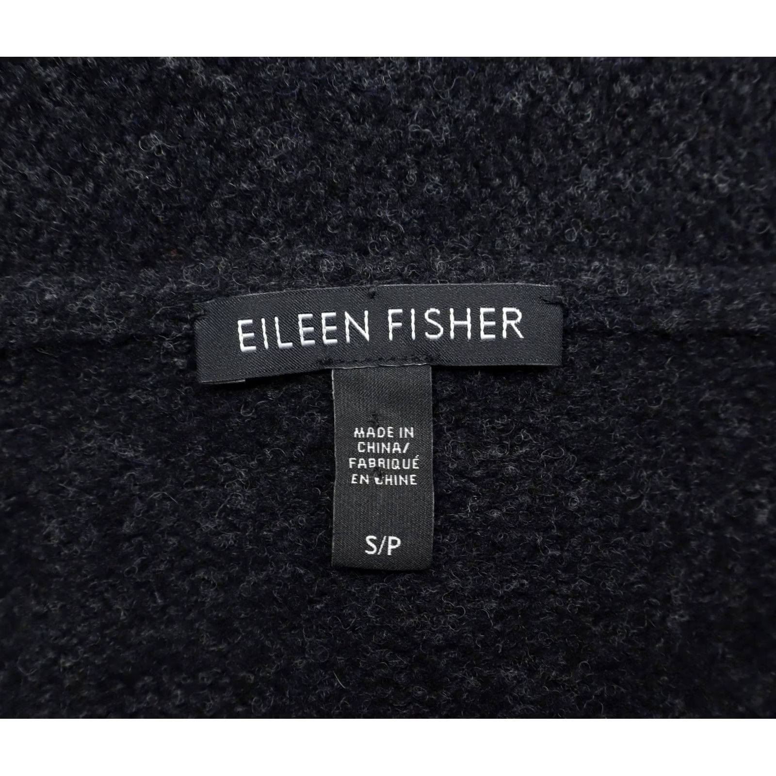 Eileen Fisher Eileen Fisher Cardigan Women Wool Body Leather Sleeves Shawl Open Lightweight Black Size Small P Short PS Petite Size S / US 4 / IT 40 - 4 Thumbnail
