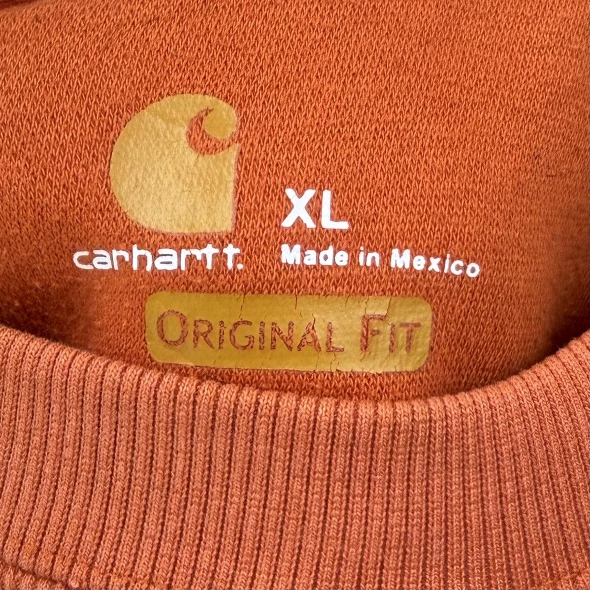 Carhartt Carhartt Orange Pocket Sweatshirt XL Size US XL / EU 56 / 4 - 10 Thumbnail