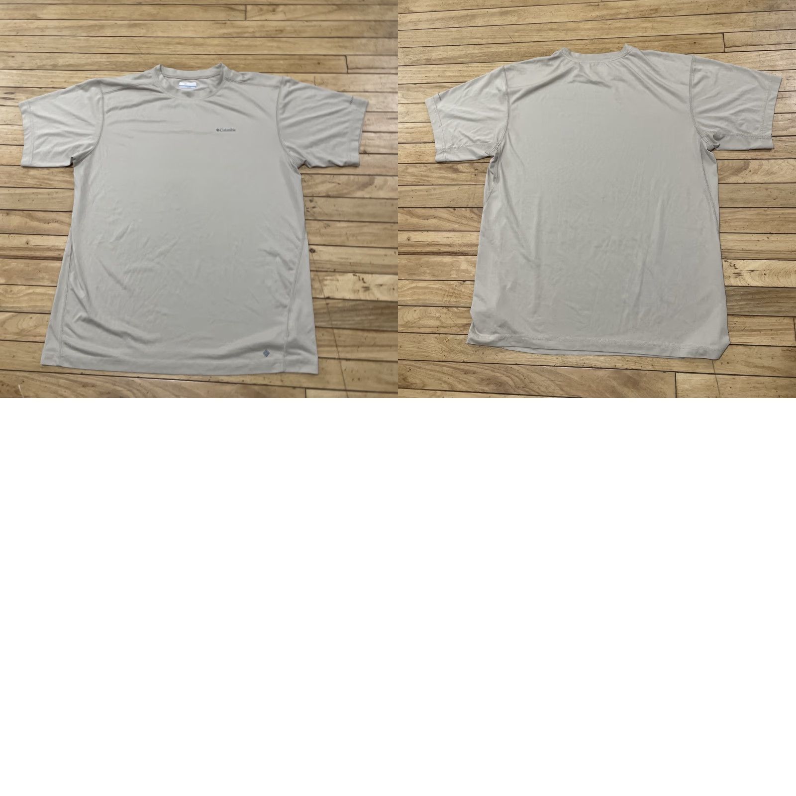 Vintage VINTAGE? No. Columbia Titanium Active Shirt Men XL Light Tan Brown Short Sleeve Gym Sport Run Size US XL / EU 56 / 4 - 10 Thumbnail