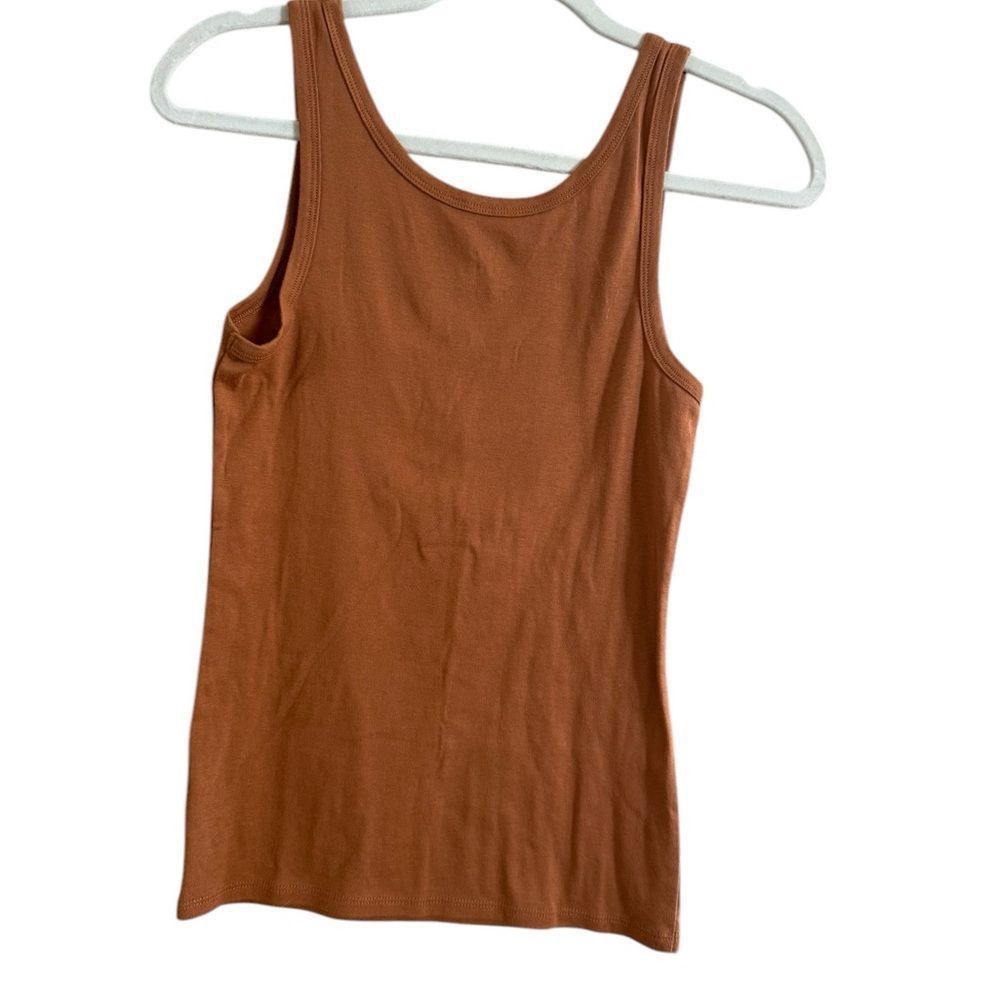 Other A New Day Tan Fitted Sleeveless Tank Top Size S / US 4 / IT 40 - 4 Thumbnail