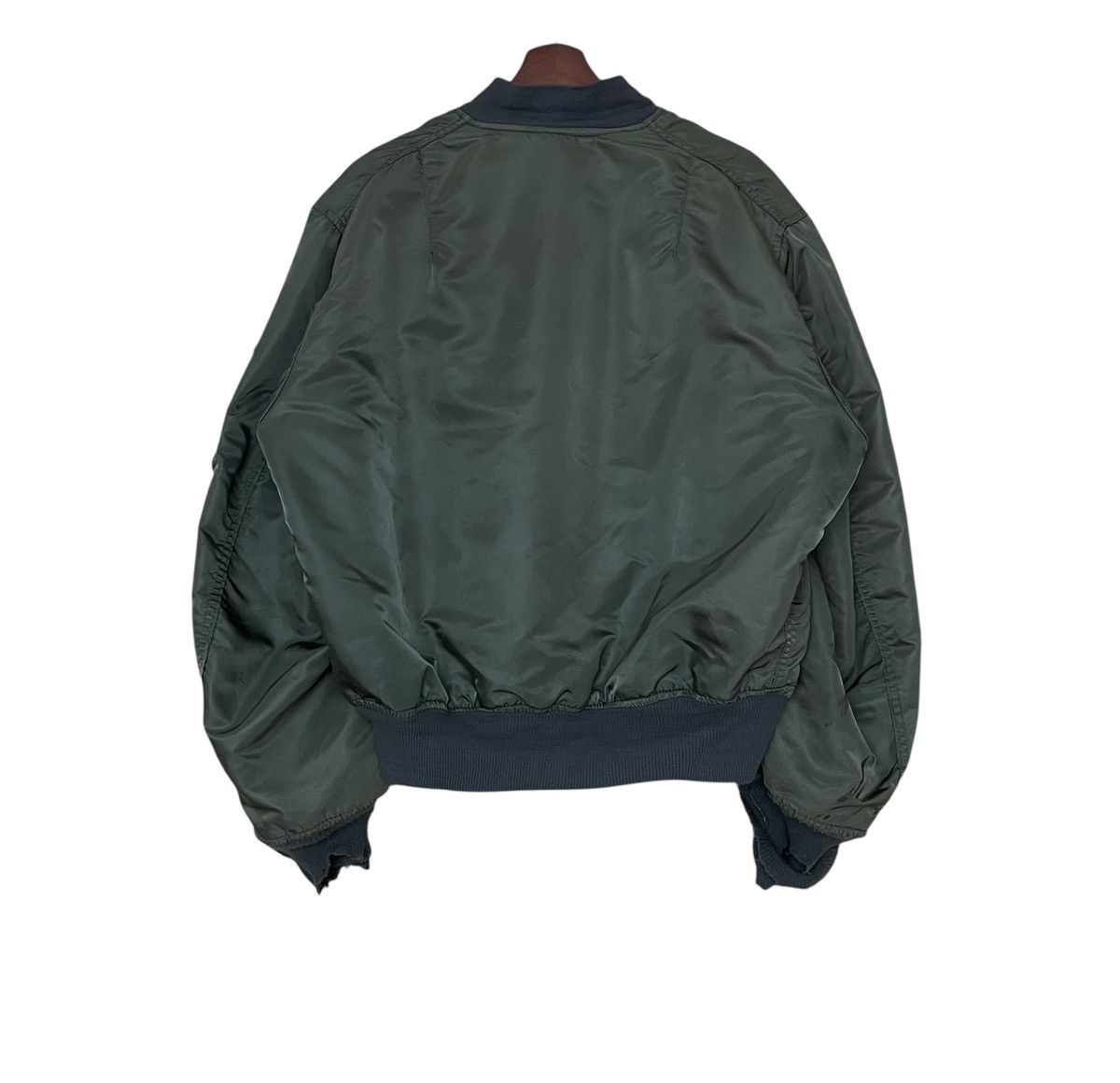 Alpha Industries Vintage Alpha Industries MA-1 Fly Jacket 1980s Size US XL / EU 56 / 4 - 2 Thumbnail