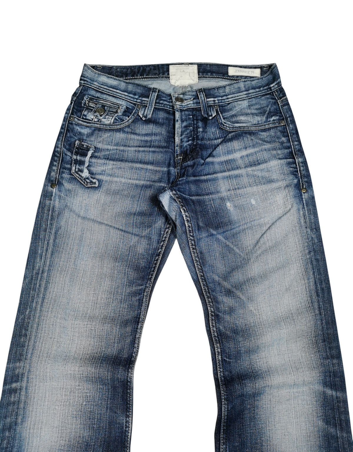 Taverniti Taverniti So Jeans Flared Distressed Bootcut Denim Y2K Style Size US 30 / EU 46 - 1 Thumbnail