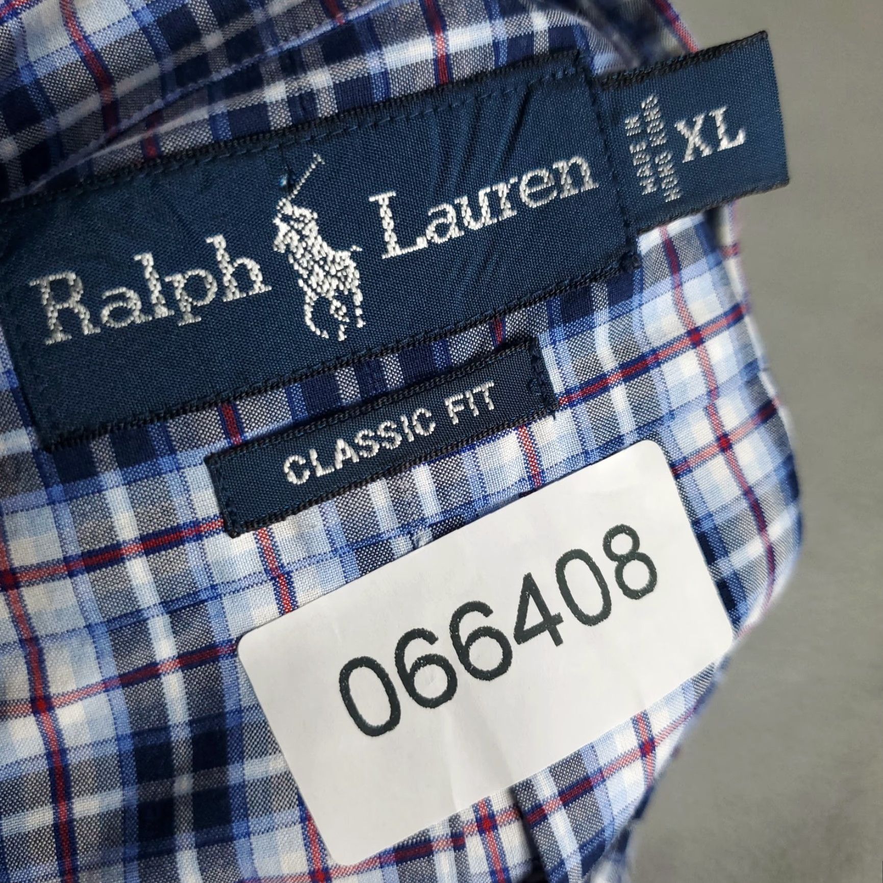 Ralph Lauren Ralph Lauren Shirt Mens XL Blue Plaid Pony Casual Button Up Long Sleeve Size US XL / EU 56 / 4 - 8 Thumbnail