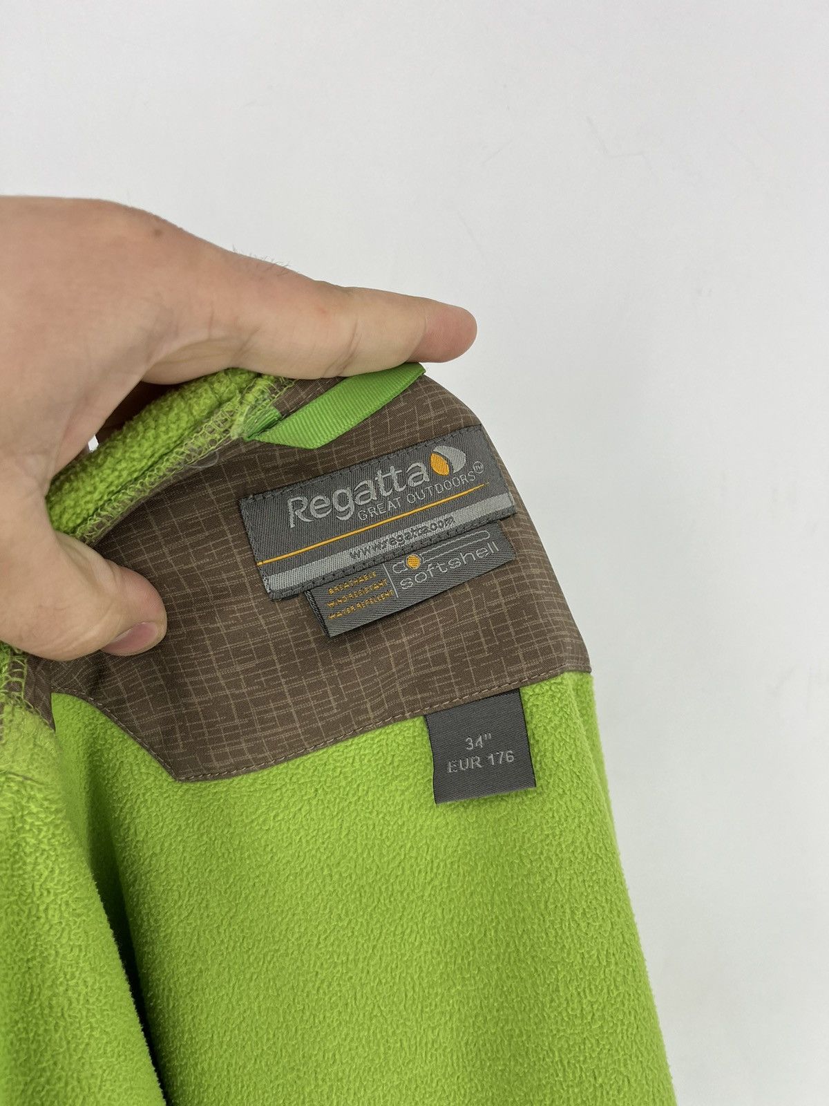 Vintage Regatta Softshell Outdoor Jacket/Waterproof Rain Jacket Size XS / US 0-2 / IT 36-38 - 8 Thumbnail