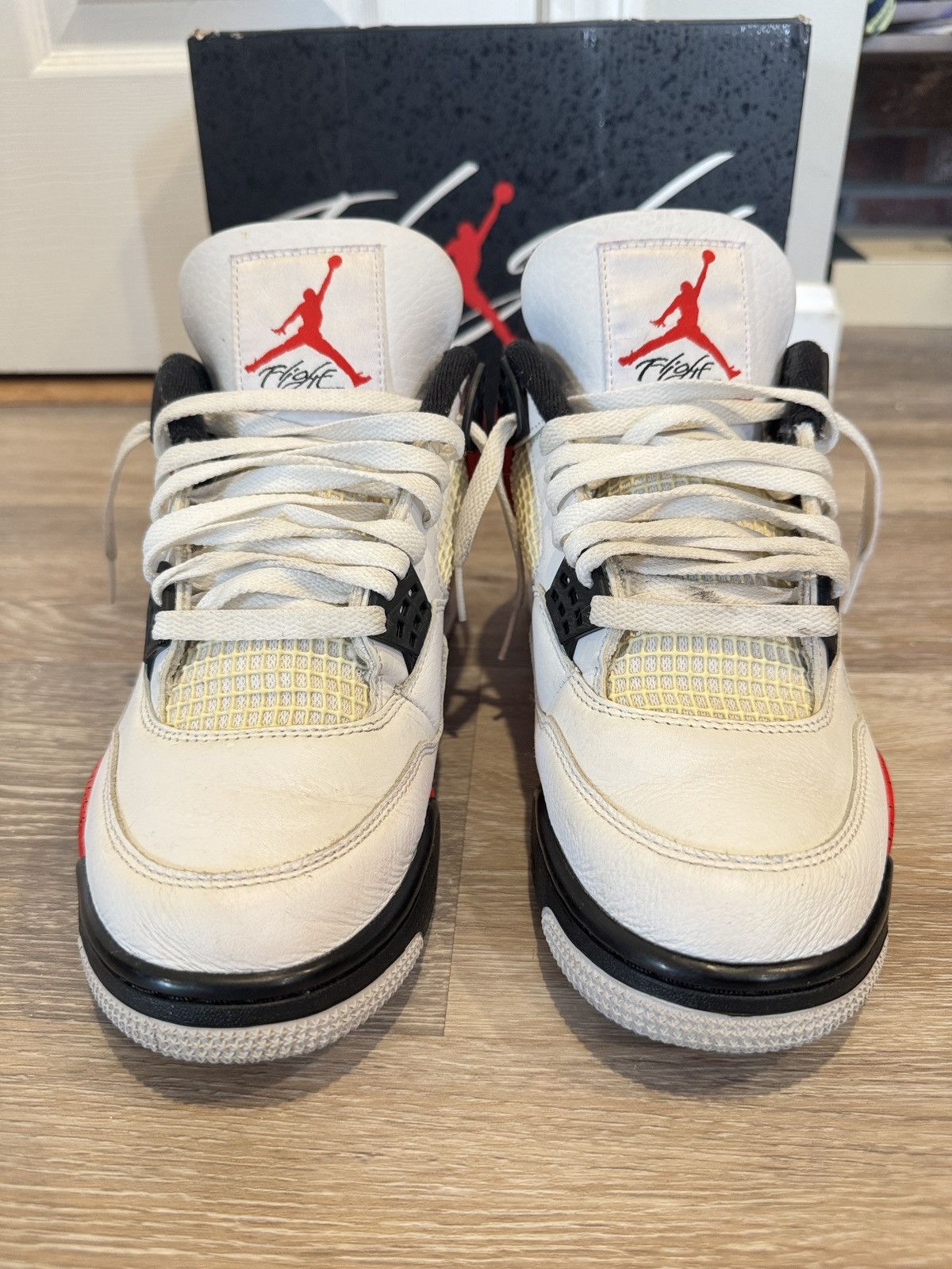 Jordan Brand Jordan 4 Retro Red Cement Size US 8.5 / EU 41-42 - 4 Thumbnail
