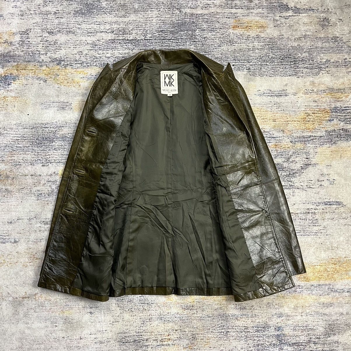 Michel Klein Vintage michel klein blazer lewther jacket 3b Size M / US 6-8 / IT 42-44 - 6 Thumbnail