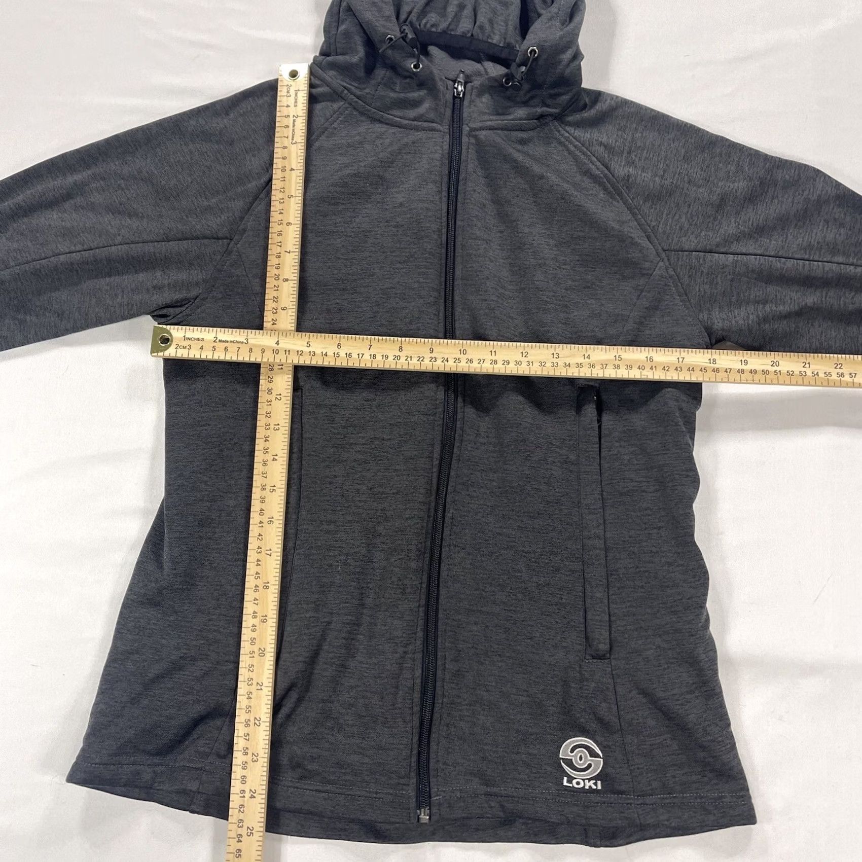 Vintage Loki Gear All In One Tech Hoodie Mens Sz S Black Full Zip Hooded Mittens Pockets Outdoor Athletic Logo Size US S / EU 44-46 / 1 - 3 Thumbnail