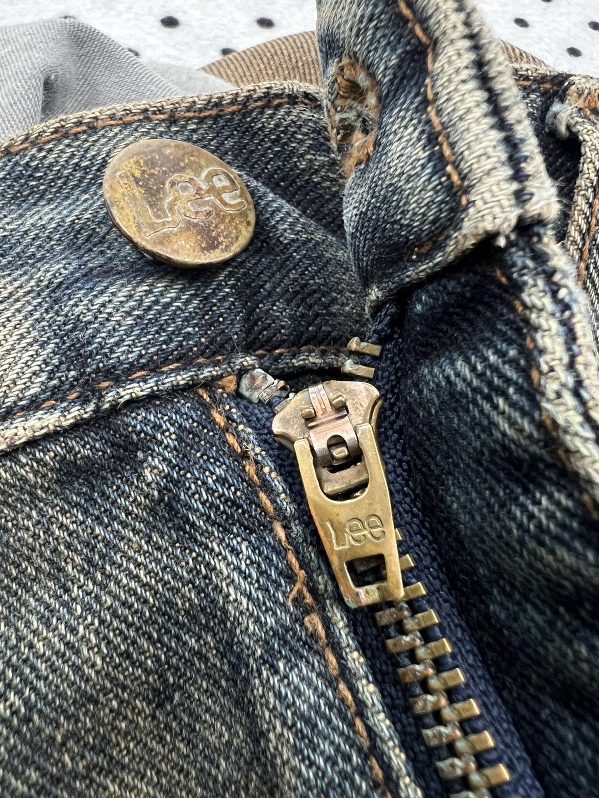 Lee Lee Dirty Distressed Denim Size US 34 / EU 50 - 9 Thumbnail