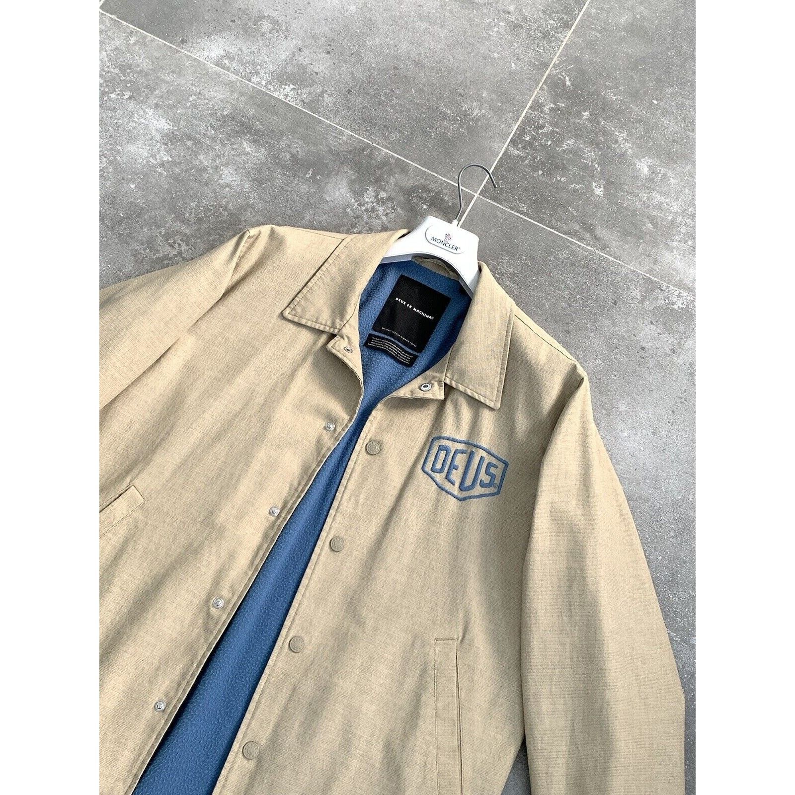 Deus Ex Machina Men's DEUS EX MACHINA Chore Coach Biker Jacket Coat L EU 52 Size US L / EU 52-54 / 3 - 10 Thumbnail