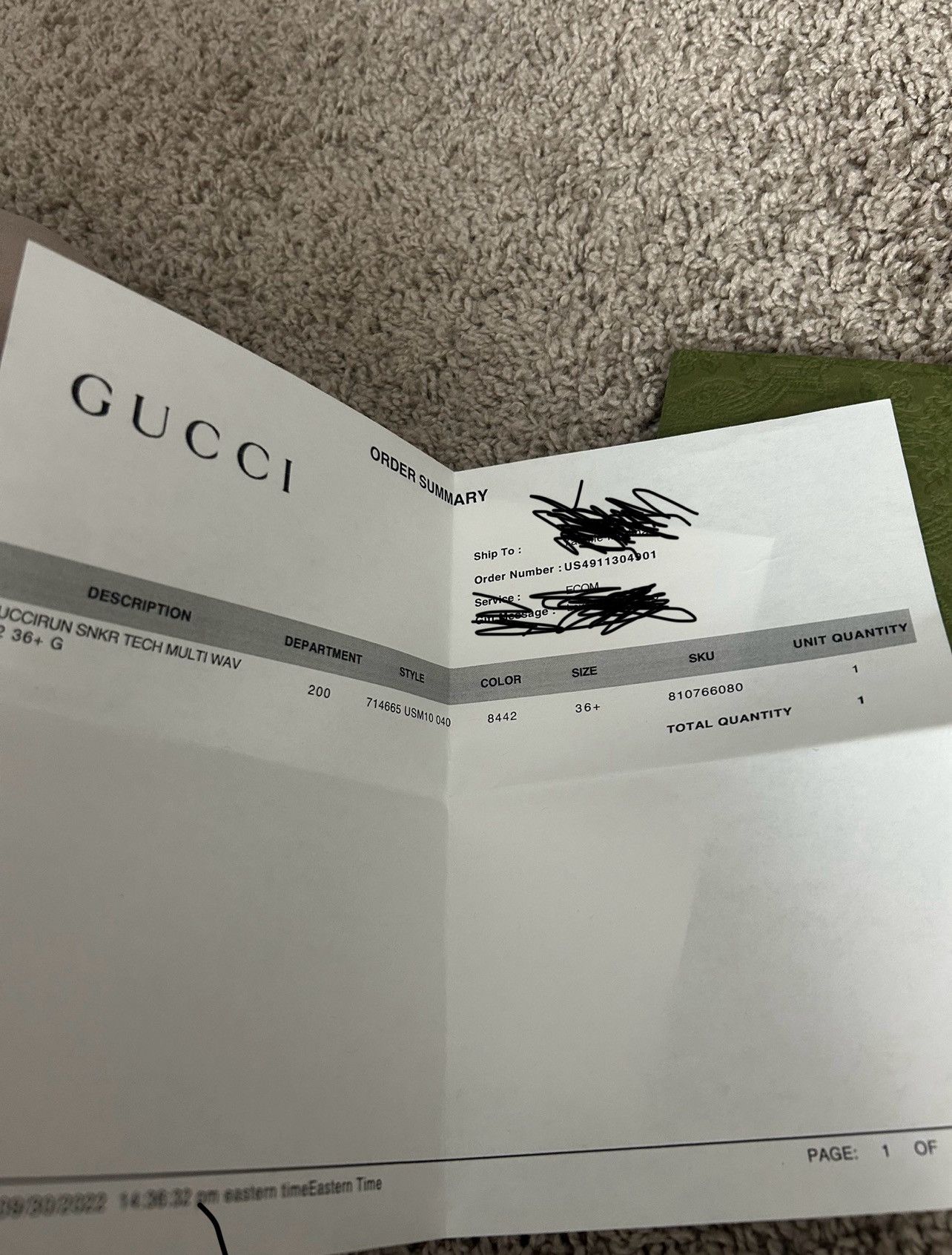 Gucci GUCCI RUNNER SNEAKERS Size US 6 / IT 36 - 7 Thumbnail