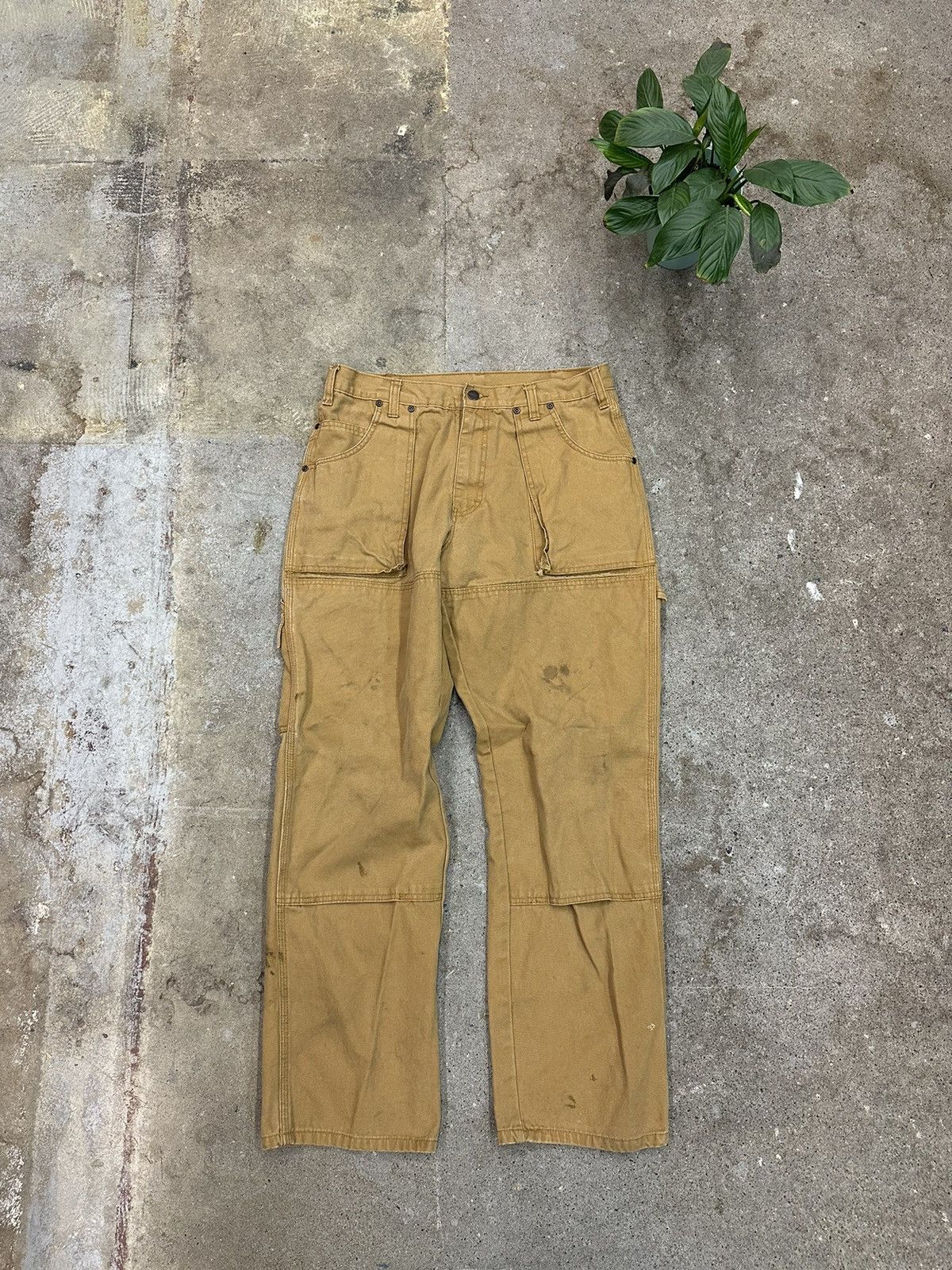 Dickies × Vintage Vintage Dickies Double Knees Workwear Pants Size 34 Size US 34 / EU 50 - 1 Thumbnail