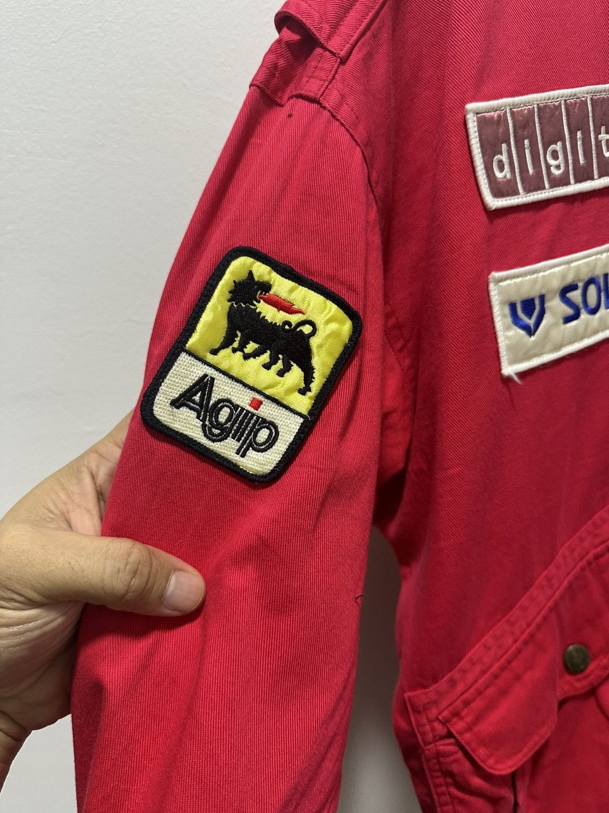 Ferrari Vintage Ferrari Jacket Agip Embroidery Logo Design Size US L / EU 52-54 / 3 - 4 Thumbnail