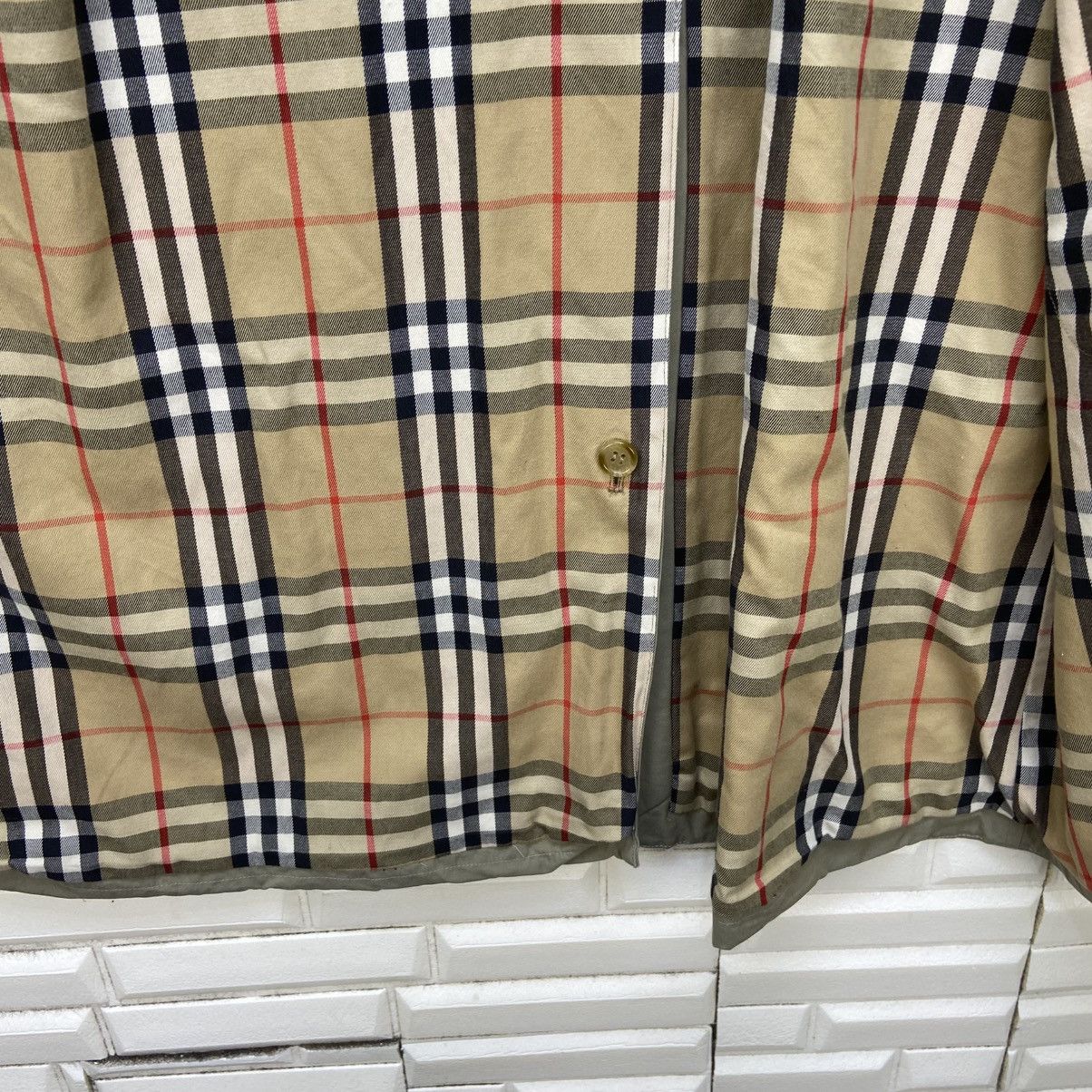 Burberry Prorsum Burberry’s Prorsum Made in England Nova Check Trench Coat Size US M / EU 48-50 / 2 - 13 Thumbnail