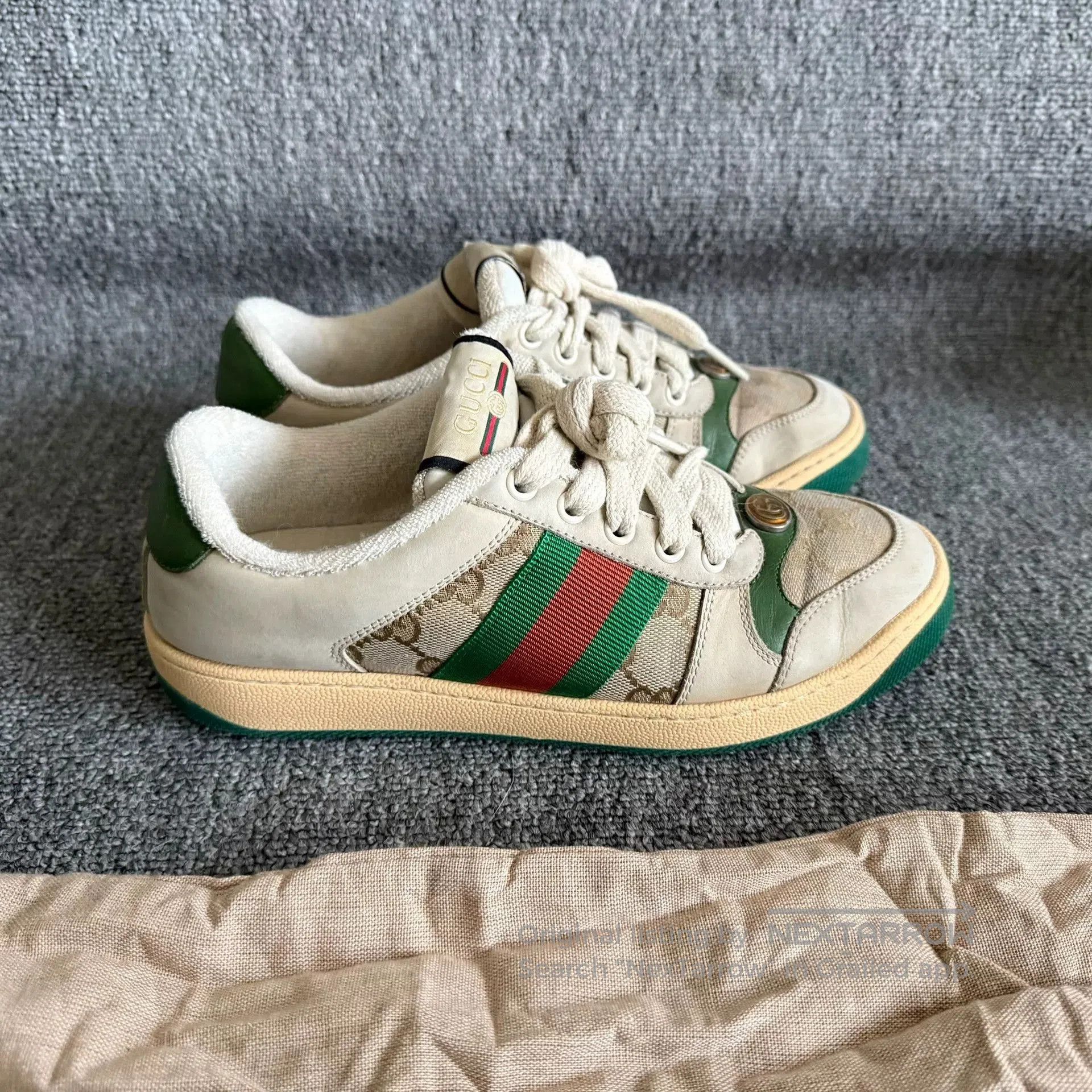 Gucci Gucci Green Tail Dirty Shoes Size 36. Size US 5 / IT 35 - 5 Thumbnail