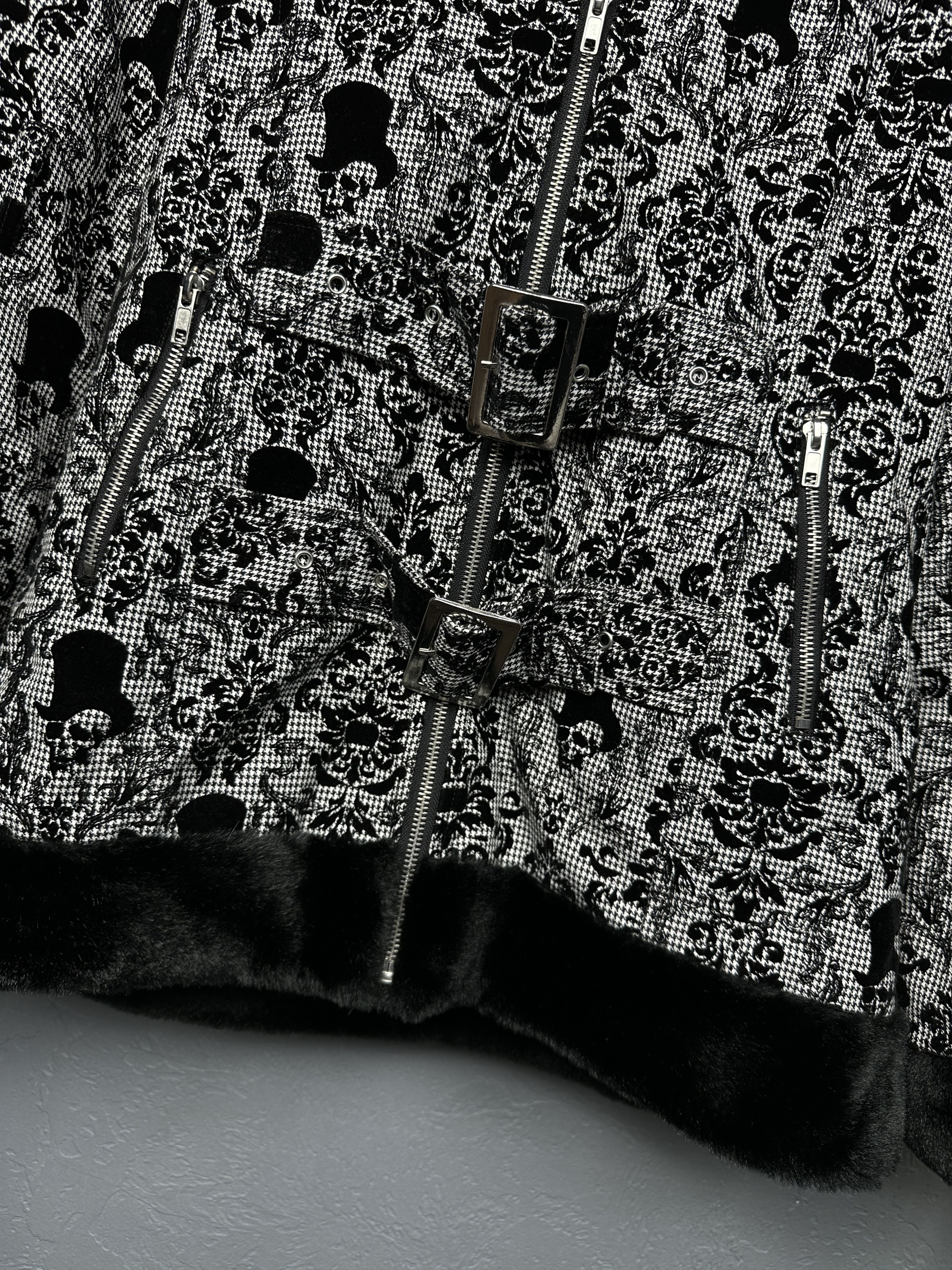 20471120 Hell Bunny Womens Avant Garde Jacket Size M / US 6-8 / IT 42-44 - 3 Thumbnail