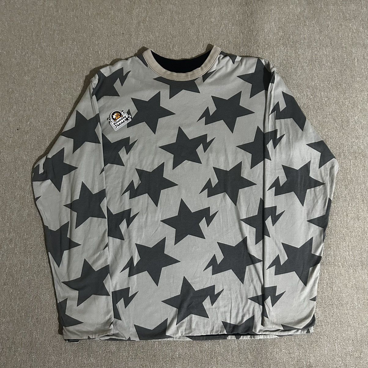 Sta Pattern Reversible L/S Tee
