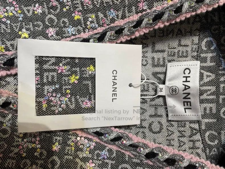 Chanel Chanel 24 spring and summer letter sequin colourful denim Size XS / US 0-2 / IT 36-38 - 7 Thumbnail