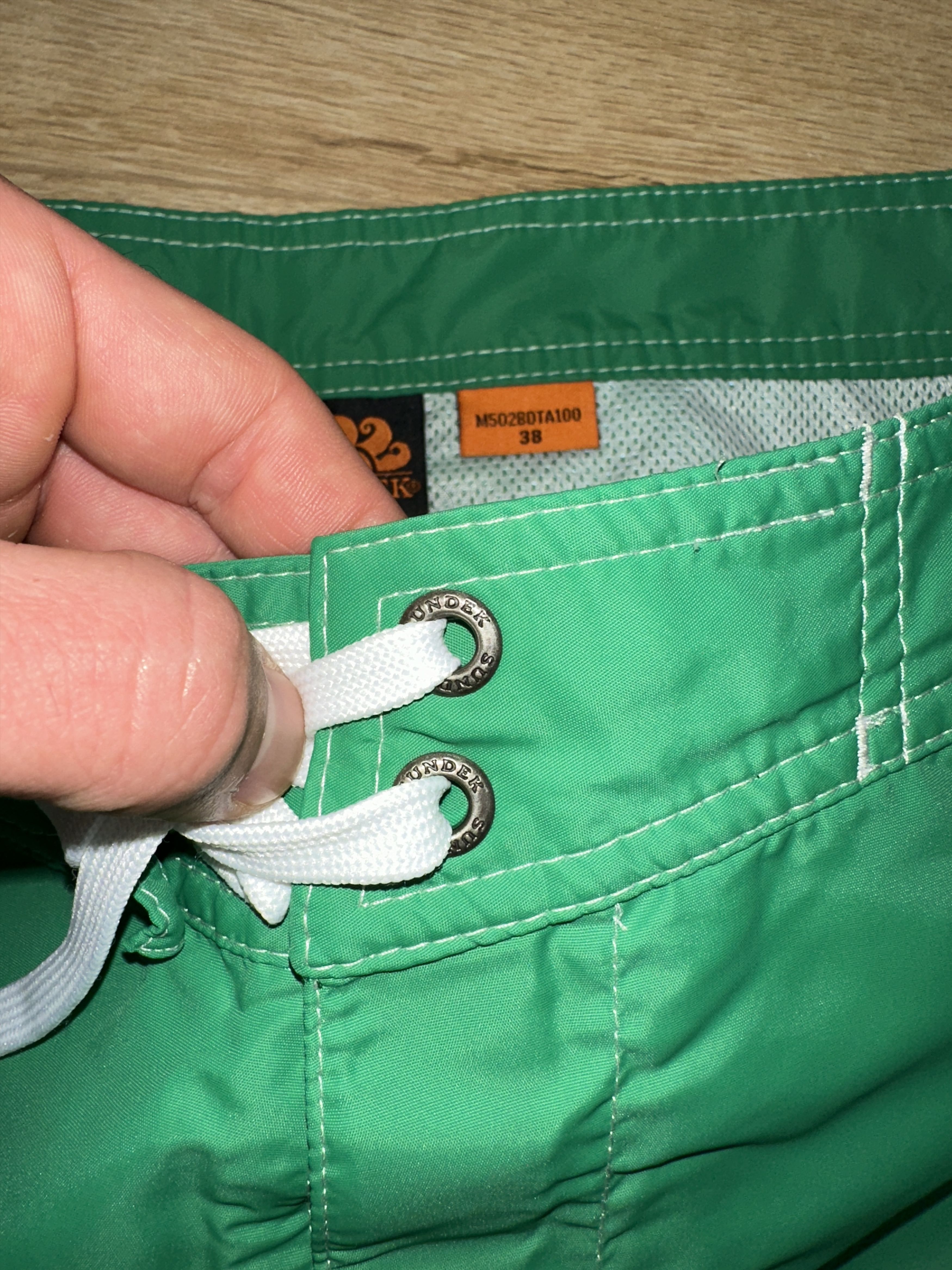 Sundek Sundek 38 Swim Shorts Green Rainbow Arc Stripe Size 38 Size US 38 / EU 54 - 8 Thumbnail