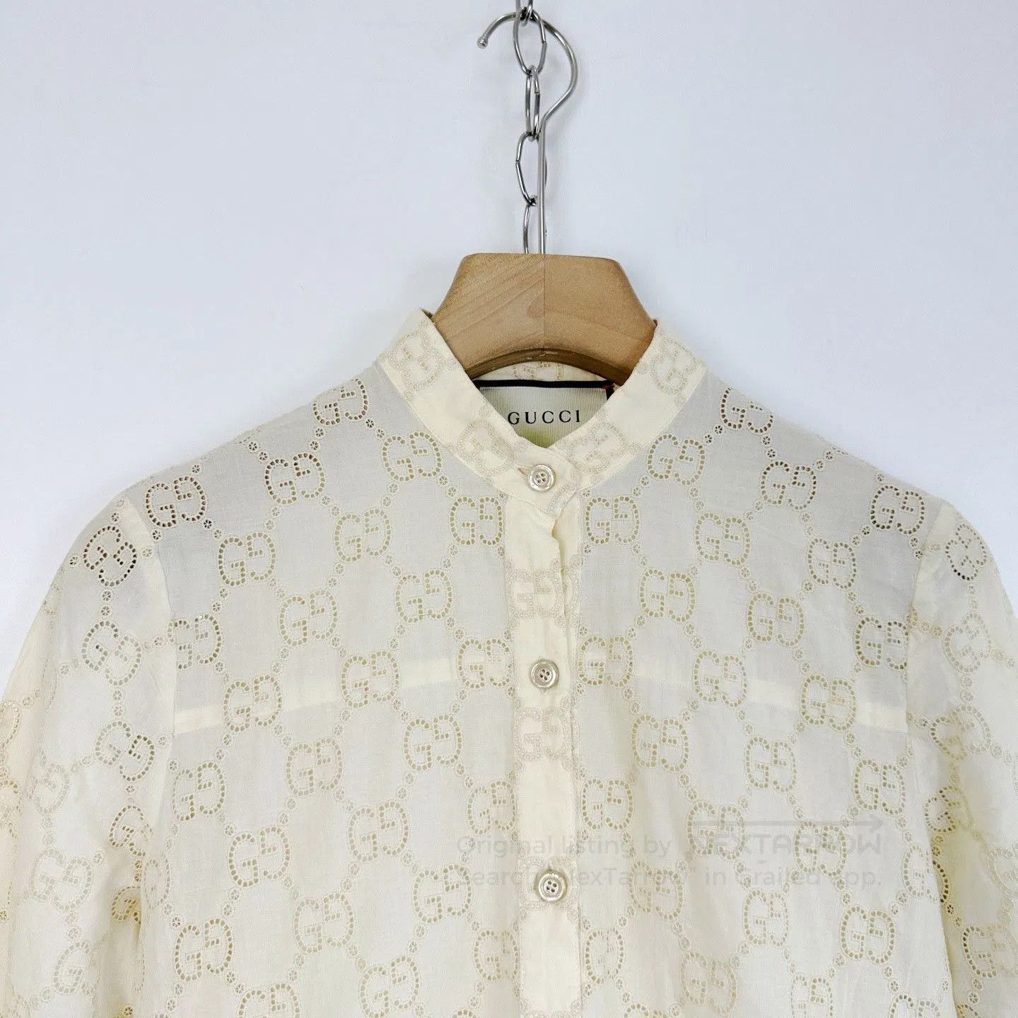 Gucci Gucci Double G Embroidered Brocade Dress. Size XS / US 0-2 / IT 36-38 - 3 Thumbnail