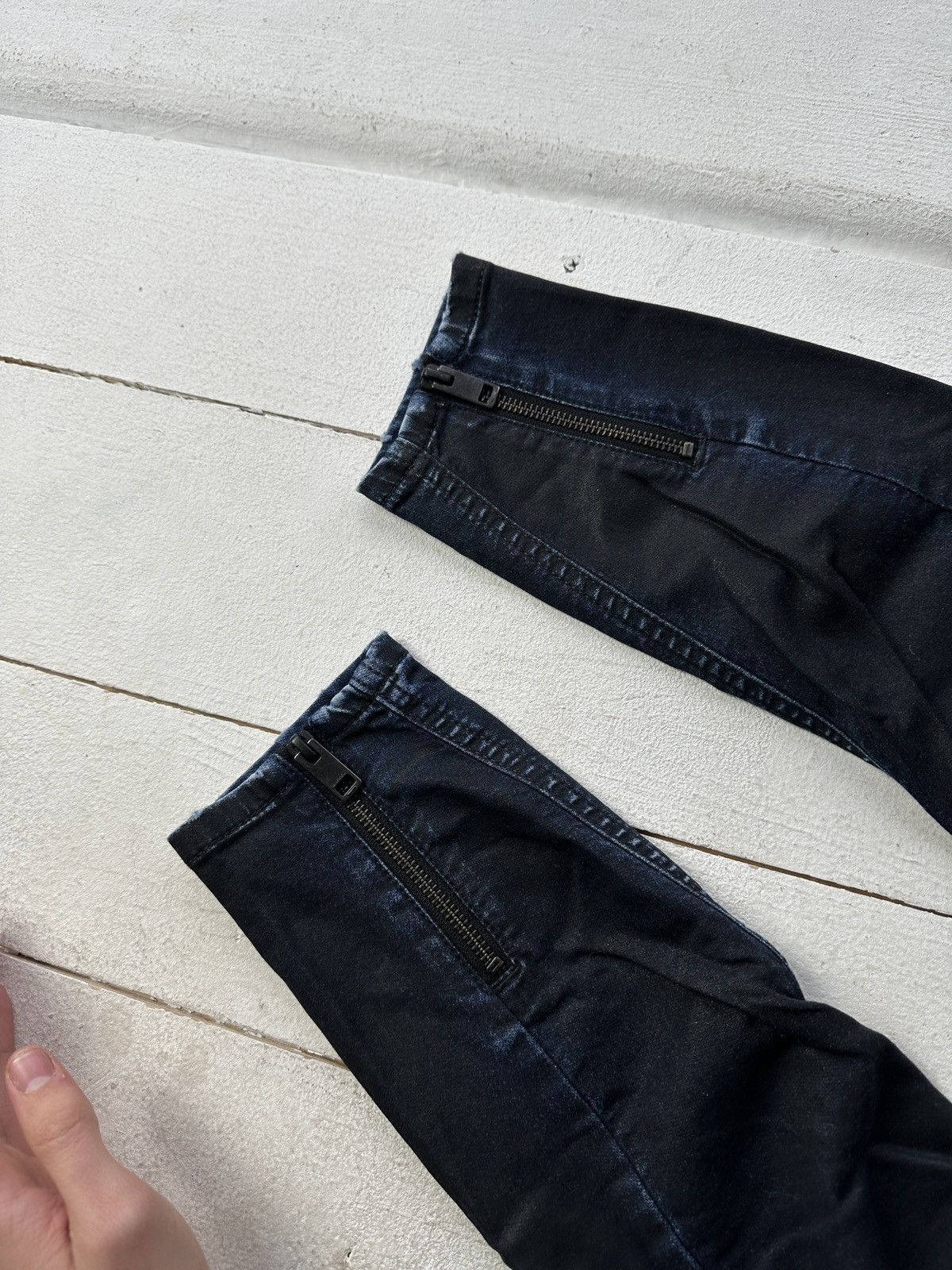 Diesel 🚨 DIESEL AVANT GARDE GOTHIC WOMEN JEANS LOGO IFSIXWASNINE Size 25" / US 0 / IT 36 - 11 Thumbnail