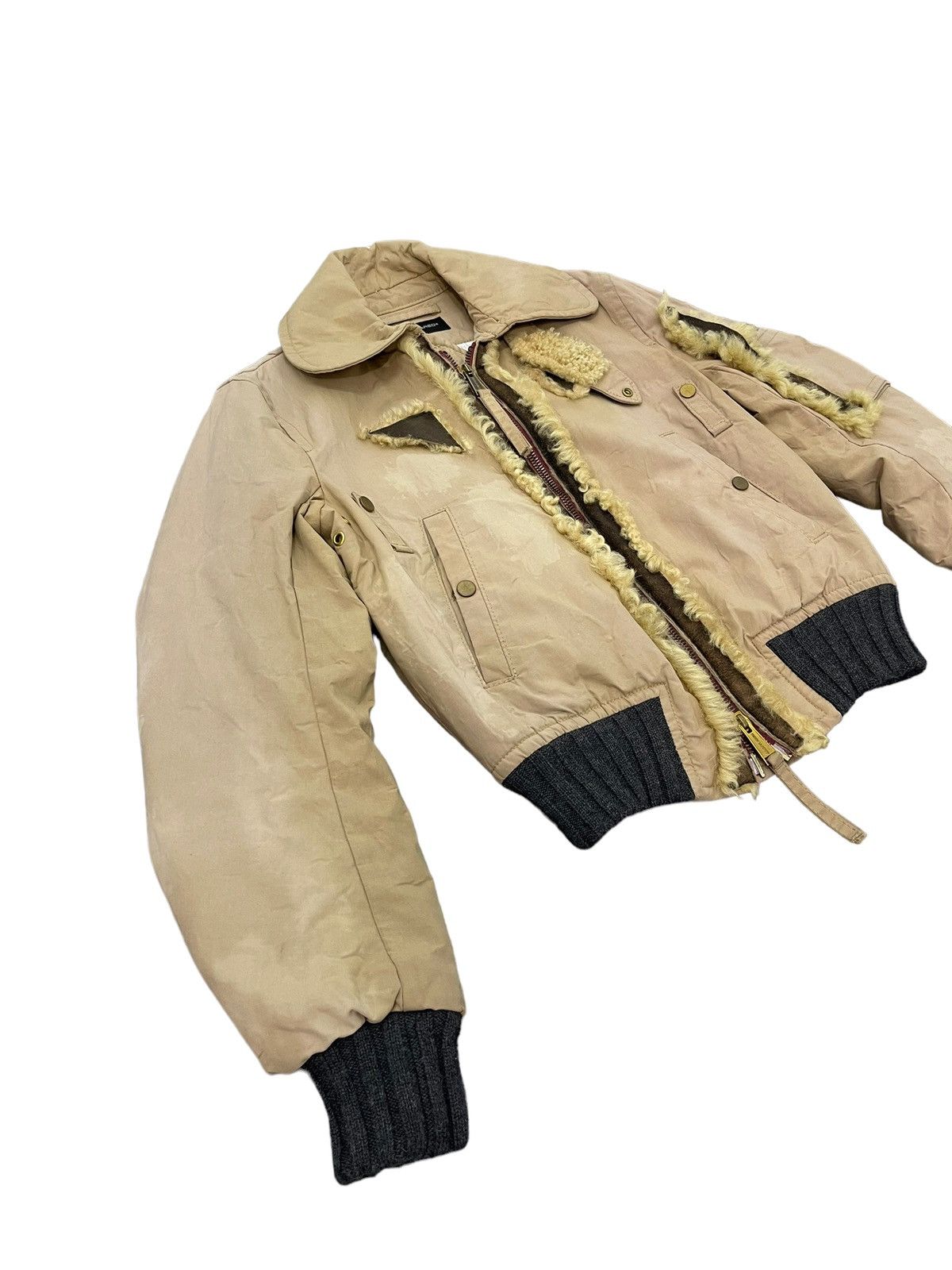Dsquared2 Bomber Style Dsquared2 Italy Waxed Shearling Parts Slim 5🟩4 Size US M / EU 48-50 / 2 - 2 Thumbnail