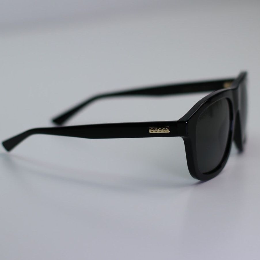 Gucci Gucci Sunglasses GG1316S 002 Shiny Black Grey Polarized Men Size ONE SIZE - 7 Thumbnail