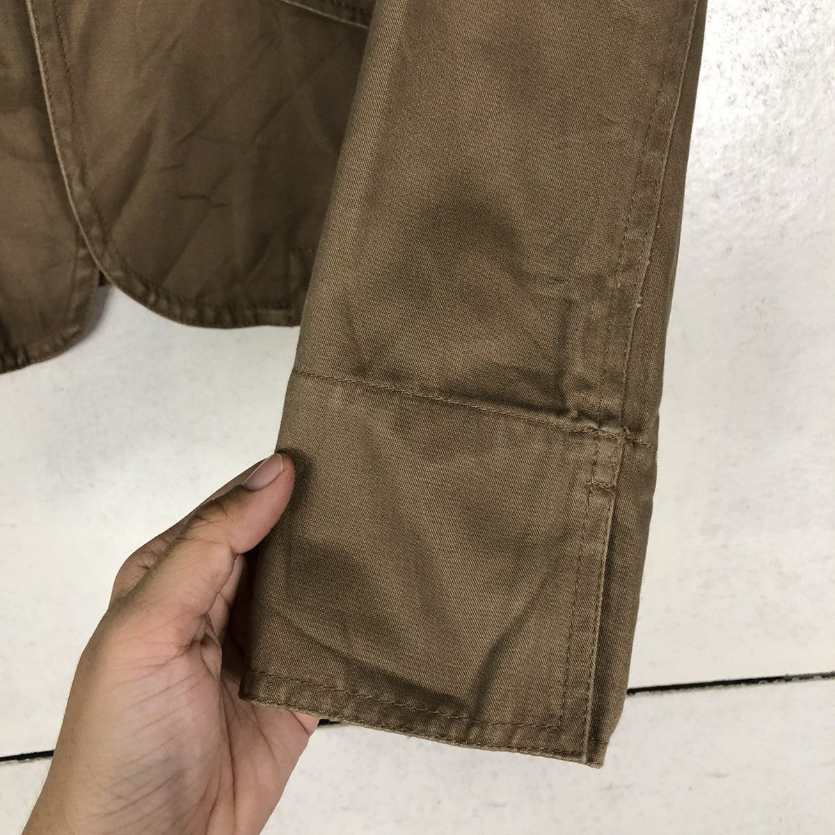 Japanese Brand 📌VINTAGE CROPPED BIKER JACKET 90ans Quatre Size US M / EU 48-50 / 2 - 16 Thumbnail