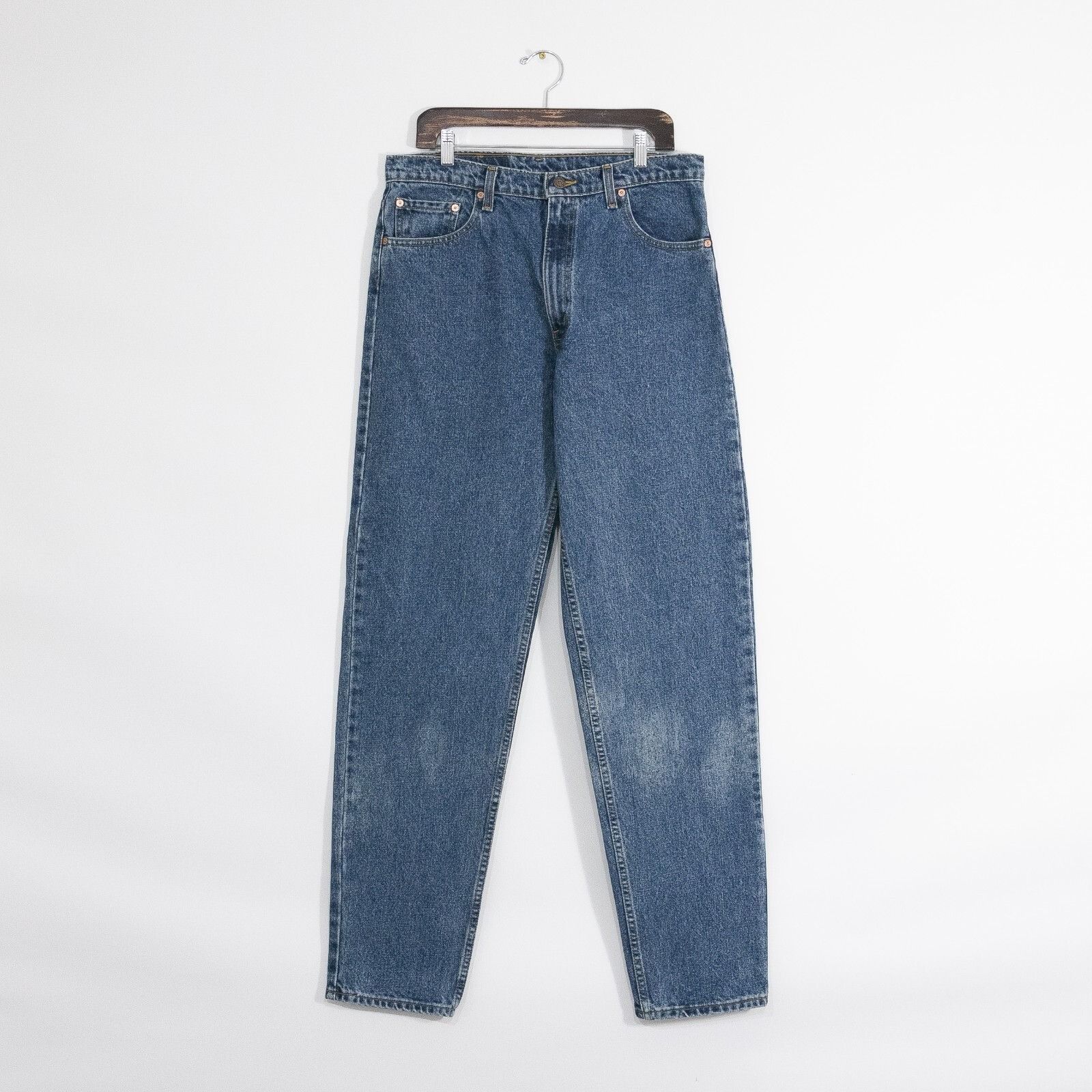 Levi's × Vintage Vintage 90s Levis 550 Jeans 34x35 - Faded Distressed Relaxed Size US 34 / EU 50 - 1 Thumbnail