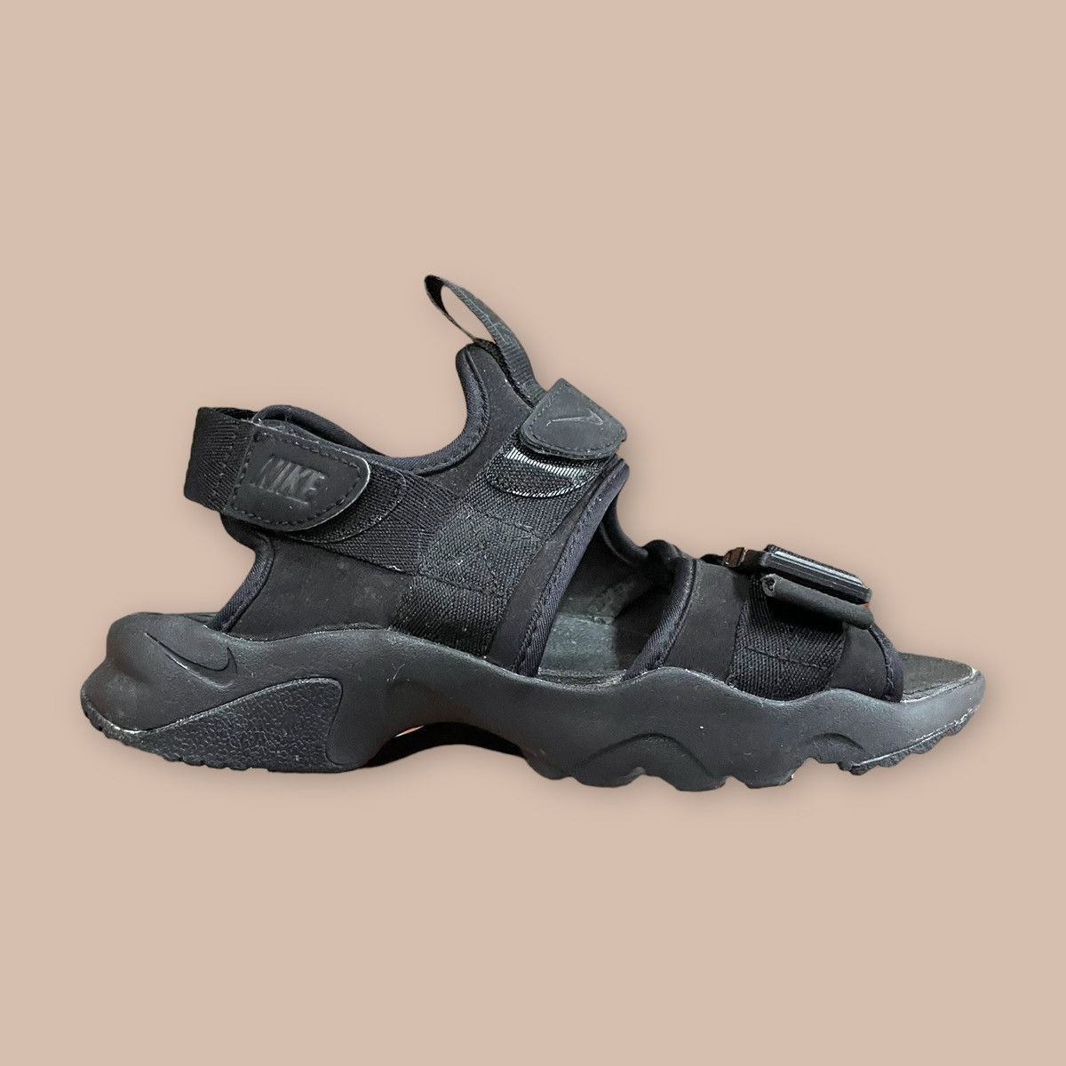 Nike Nike Canyon Sandal ‘Triple Black’ Size US 5.5 / EU 38 - 13 Thumbnail