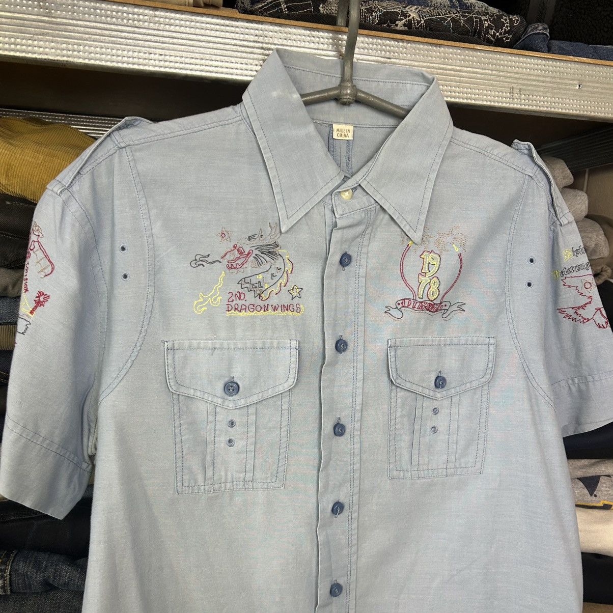 Diesel Vintage Diesel Big Logo Handmade y2k opium streetwear shirt Size US M / EU 48-50 / 2 - 2 Thumbnail
