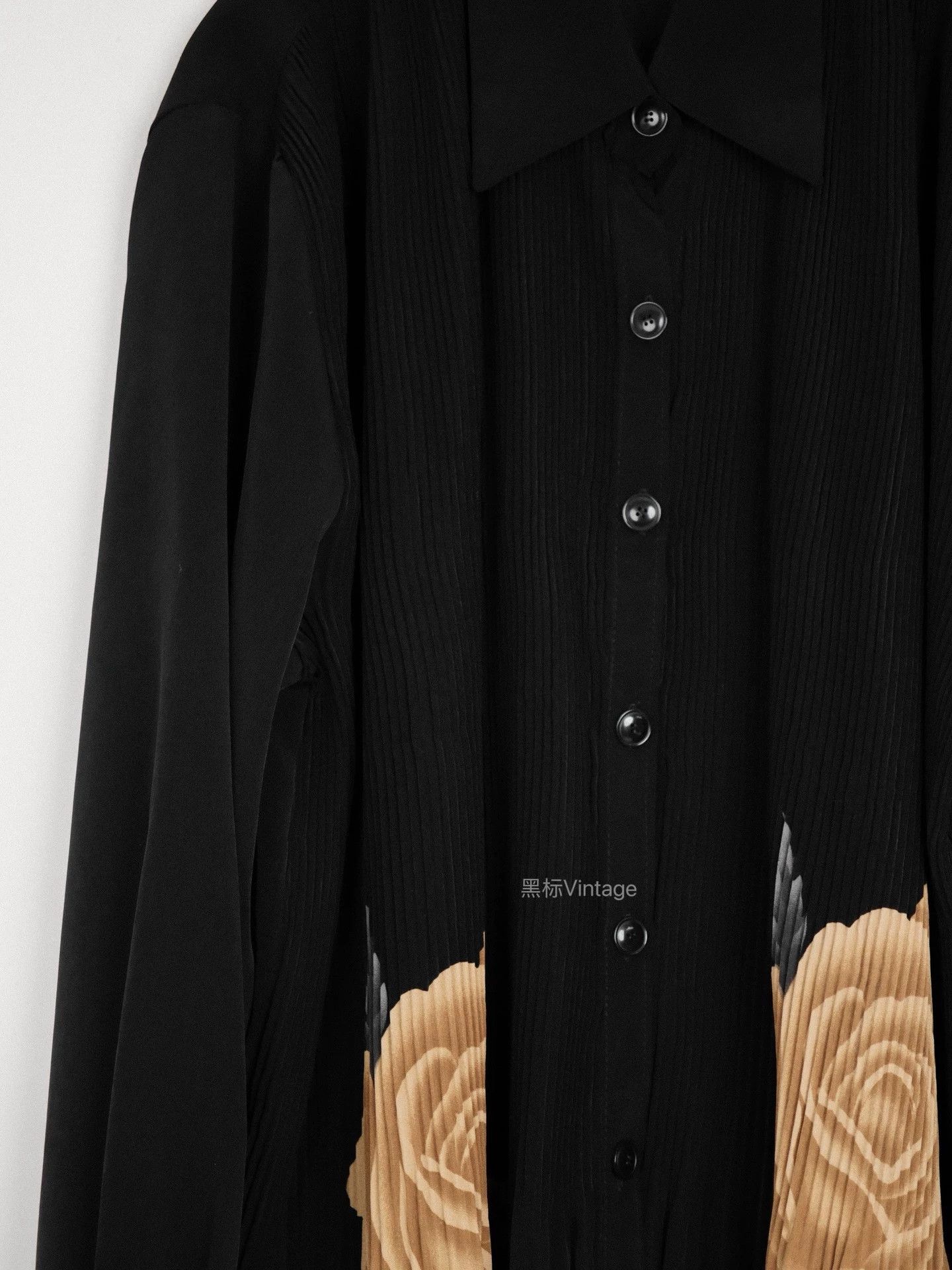 Yohji Yamamoto Yohji Yamamoto 15AW Archive Yellow Rose Yuzen Shirt Size L / US 10 / IT 46 - 4 Thumbnail