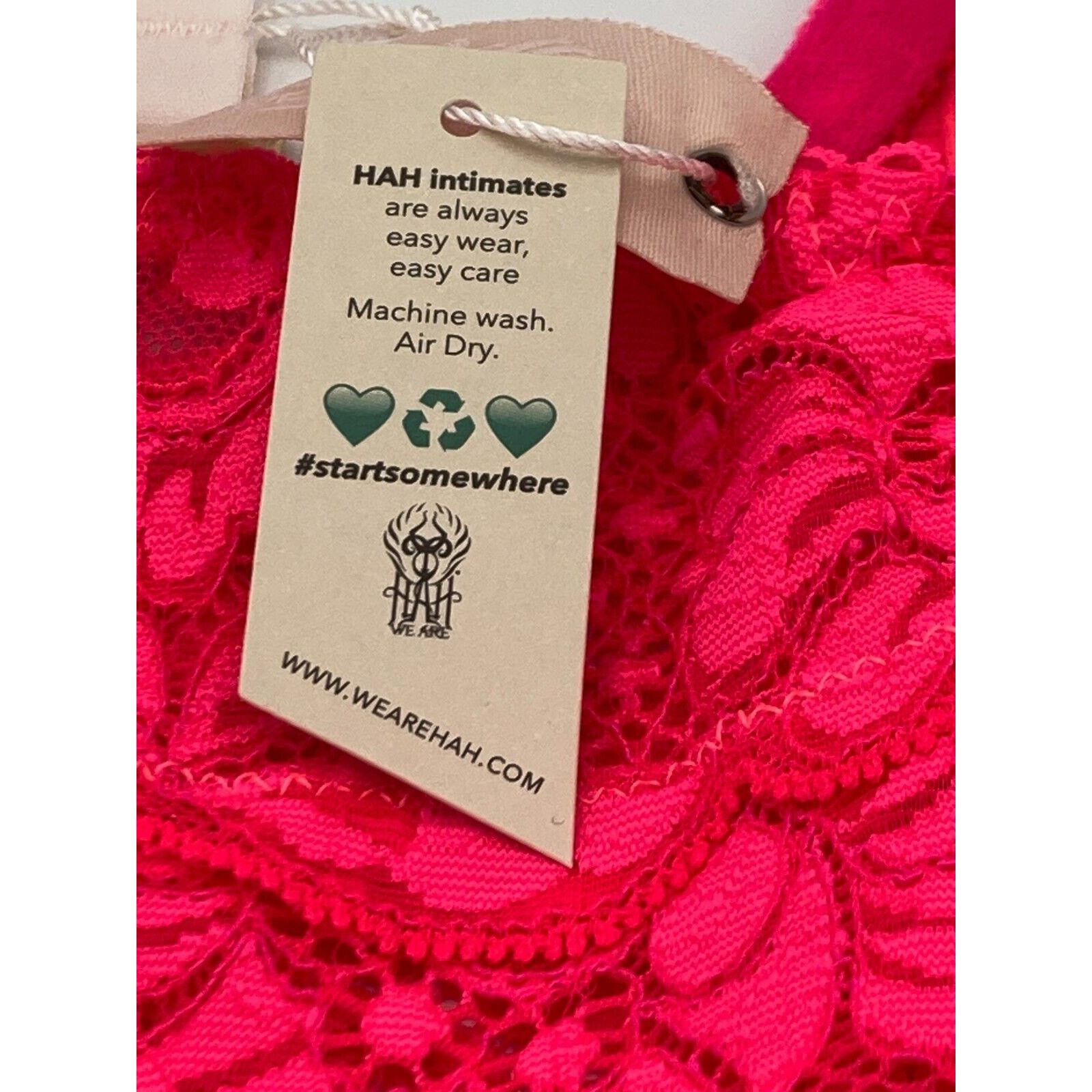 Free People We Are HAH Free People Bust a Move Hot Pink Lace Bustier XS Size ONE SIZE - 4 Thumbnail