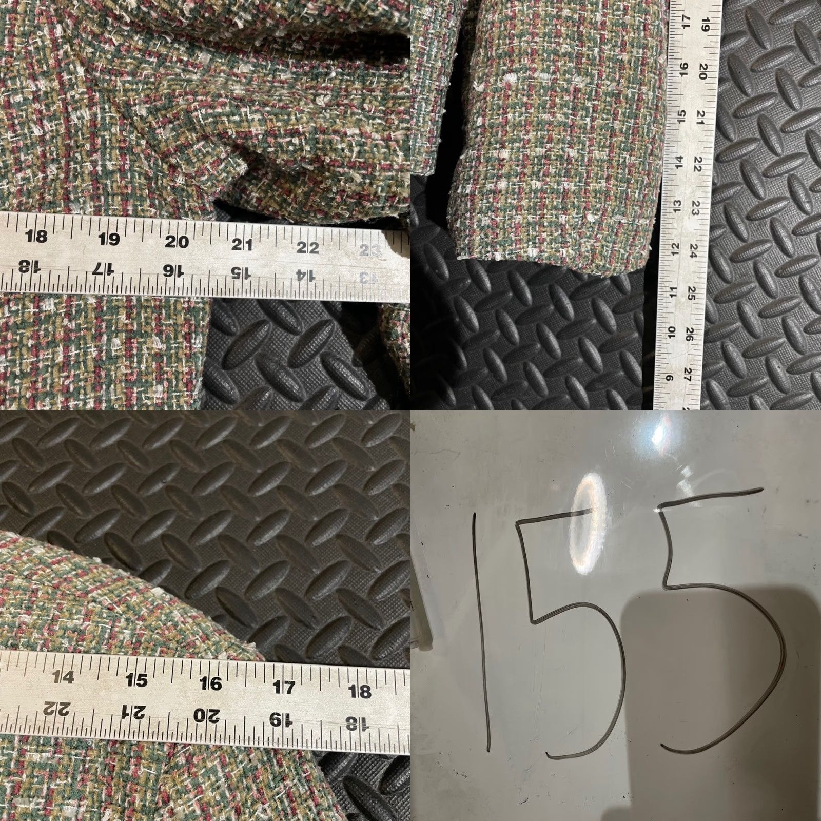 Vintage VINTAGE Koret Tweed Blazer Jacket Career Business Casual Button Front Olive Sz M Size 40R - 8 Thumbnail