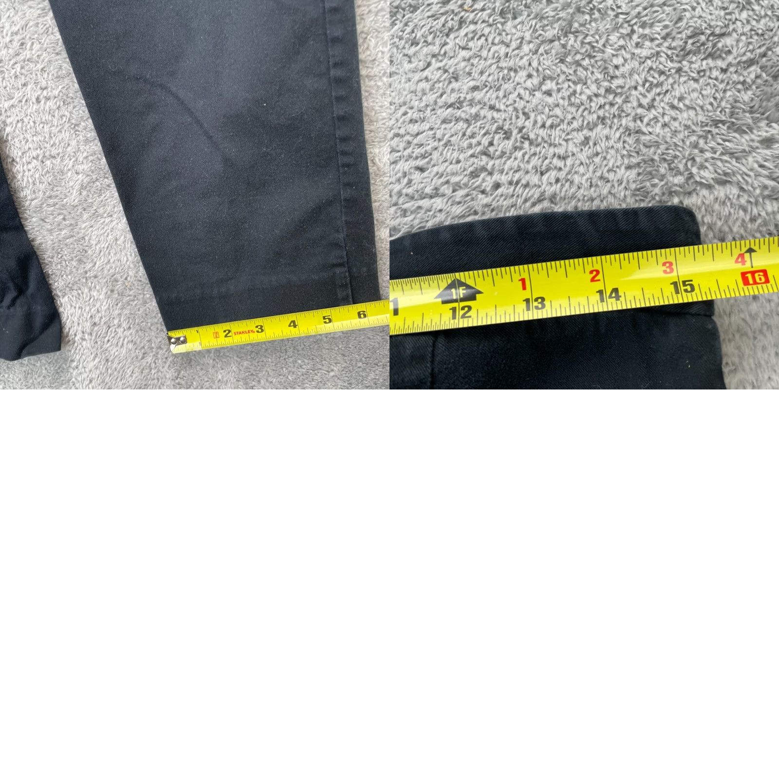 Armani Exchange Armani Exchange Pants Womens 4 Chino Slim Fit Cotton Stretch Straight Leg Black 30 In Inseam Size 24" / US 00 / IT 34 - 8 Thumbnail
