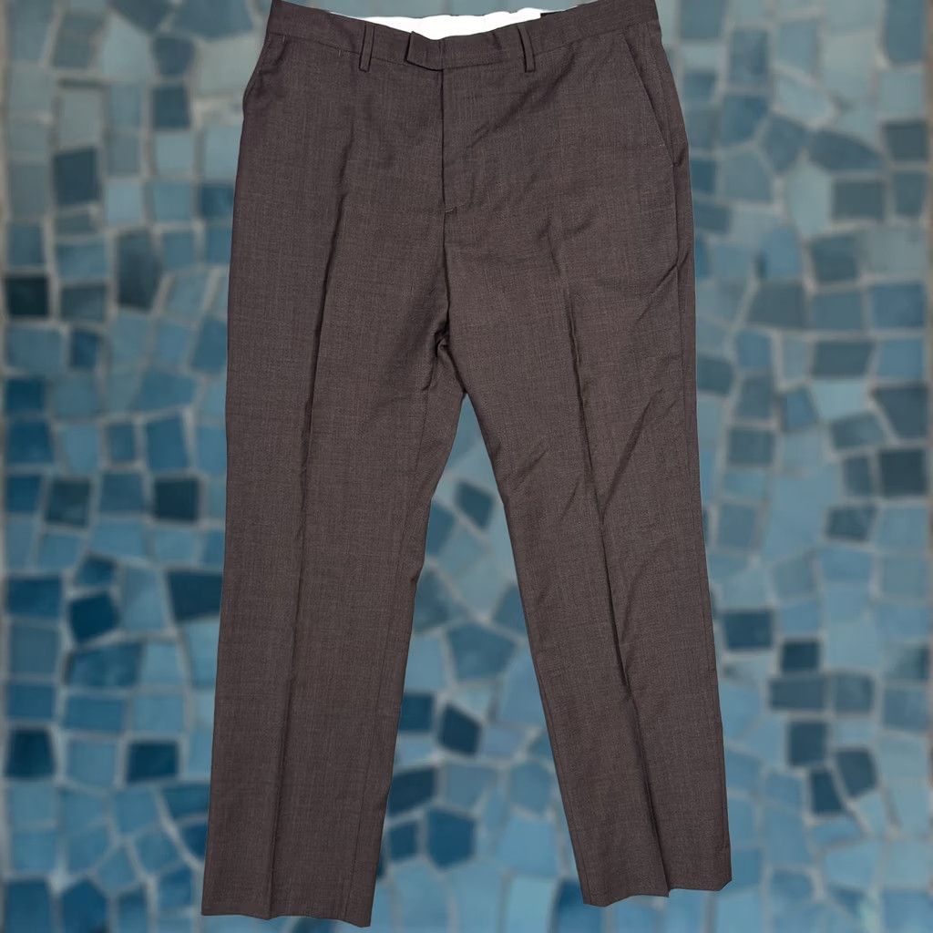 Banana Republic Banana Republic Reda Pants Mens 36x32 Wool Slim Slacks Trouser 1865 Super 110s Dress Pants Size US 36 / EU 52 - 1 Thumbnail