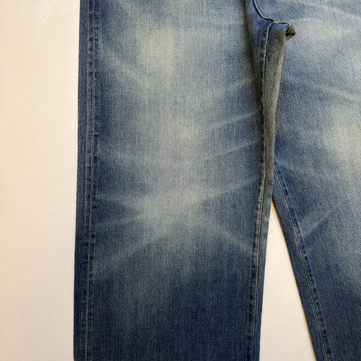 Comme des Garcons S/S 23 Wide Leg Washed Blue Denim Jeans Size US 34 / EU 50 - 10 Thumbnail