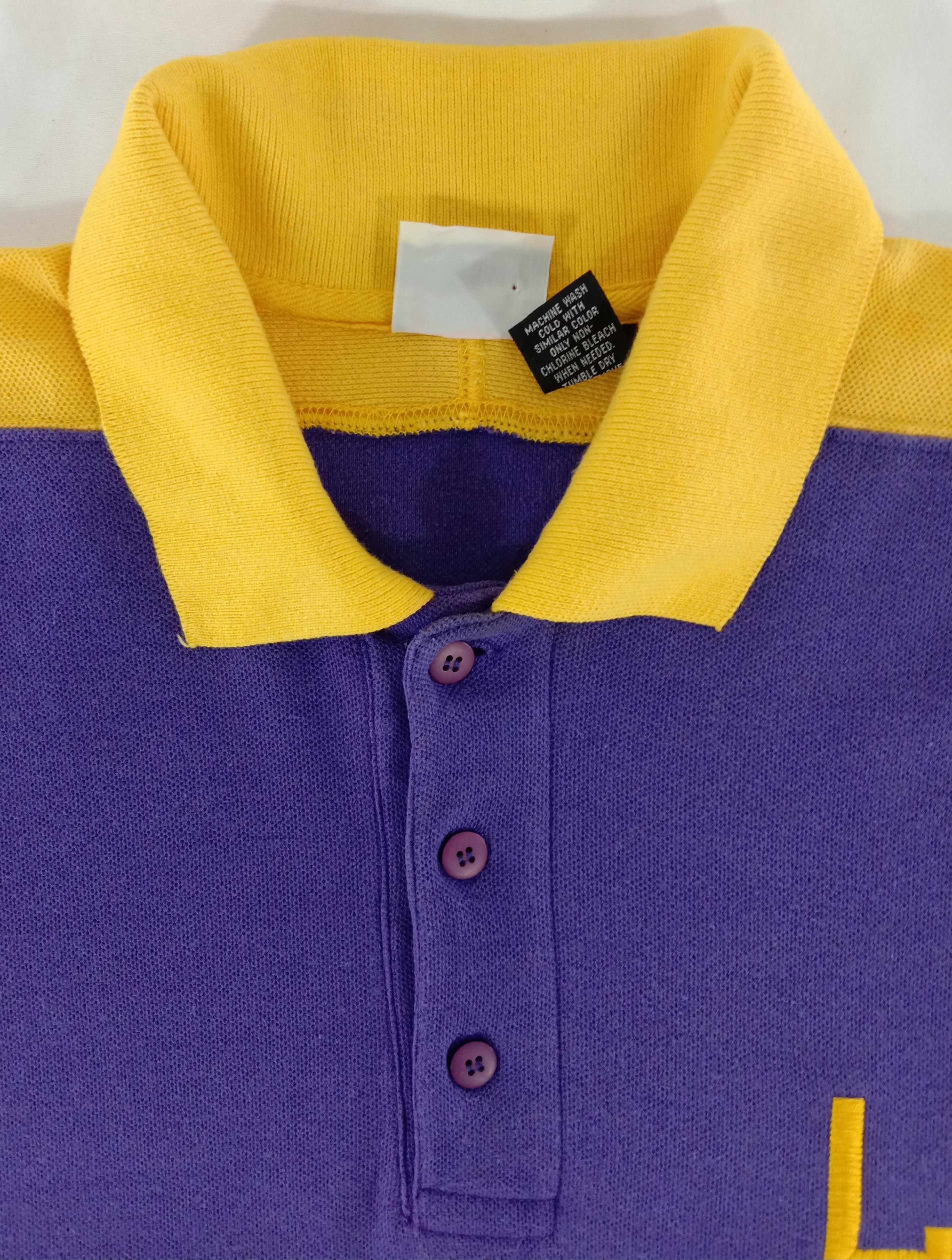 NBA Vintage L.A Lakers NBA 1997 Polo Shirt Size US XL / EU 56 / 4 - 2 Thumbnail