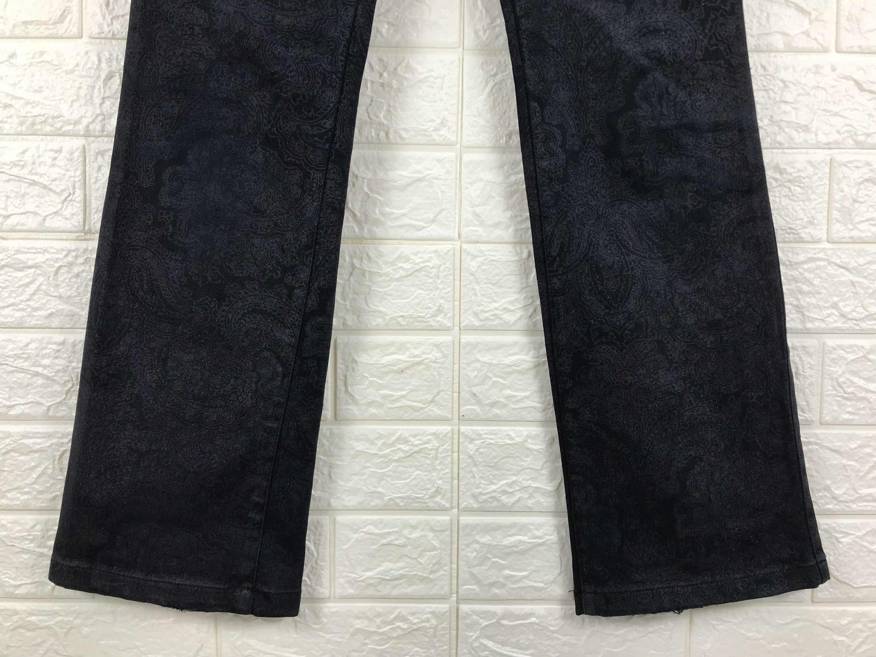 Tornado Mart Vintage Tornado Mart Damask Flare Pants Size US 28 / EU 44 - 4 Thumbnail