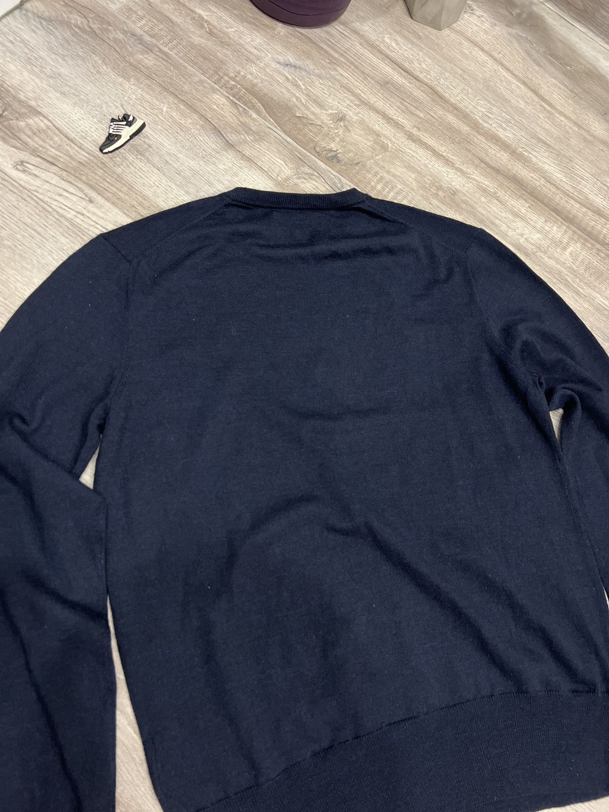 Polo Ralph Lauren × Vintage Vintage Polo Ralph Lauren Sweater Dark Blue Thin Size US S / EU 44-46 / 1 - 8 Thumbnail