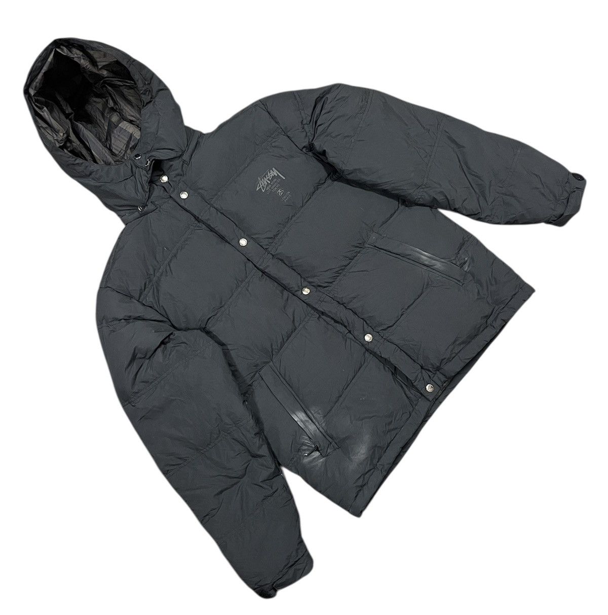 Stussy Stussy hoodie puffer jacket snap buttons Size US M / EU 48-50 / 2 - 3 Thumbnail
