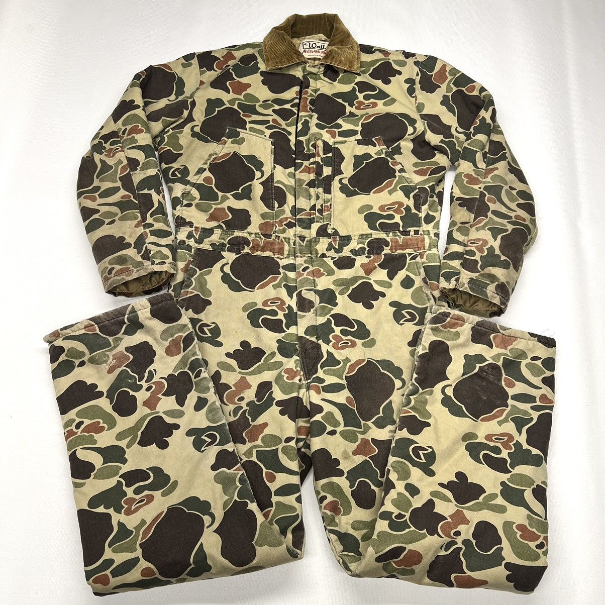 Vintage × Walls VTG Walls Blizzard Pruf Coverall Duck Camo Insulated Zip 90s Size US M / EU 48-50 / 2 - 1 Thumbnail