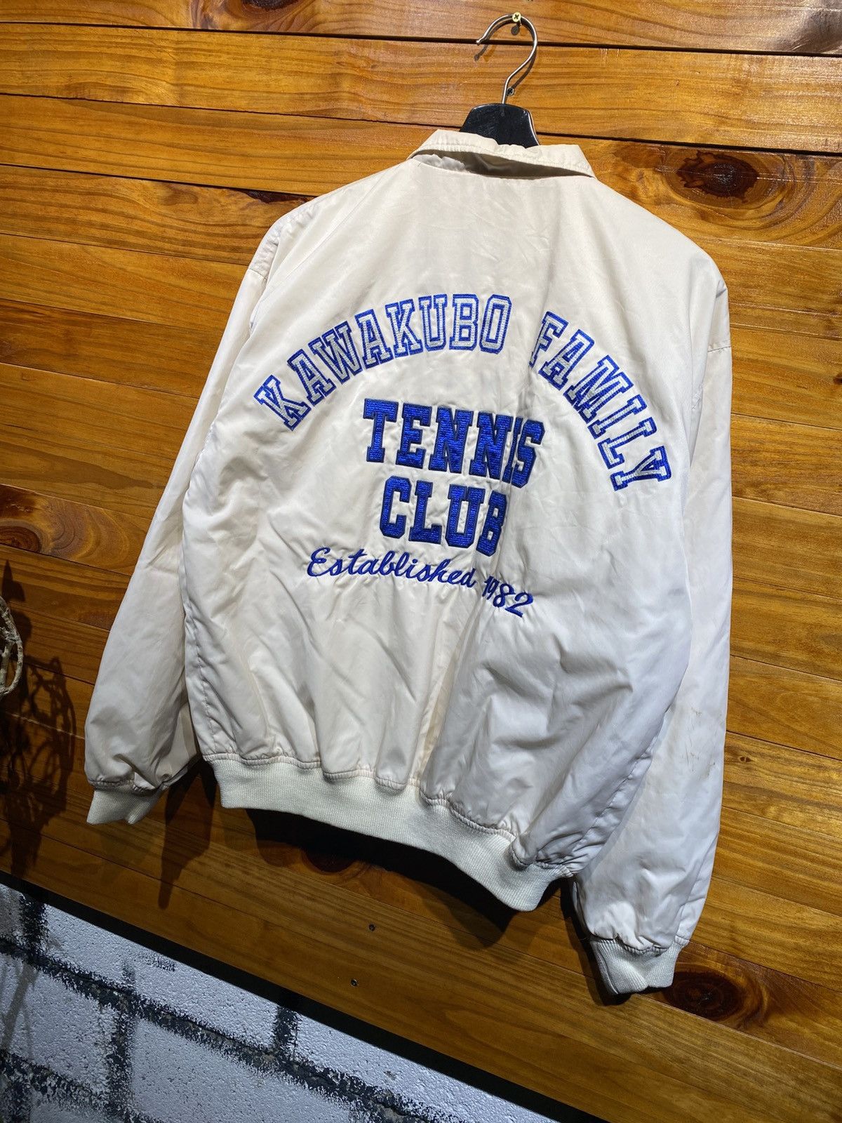 Vintage Vintage A&H Kawakubo Family Tennis Club Coach Jacket – 1980s Size US M / EU 48-50 / 2 - 10 Thumbnail