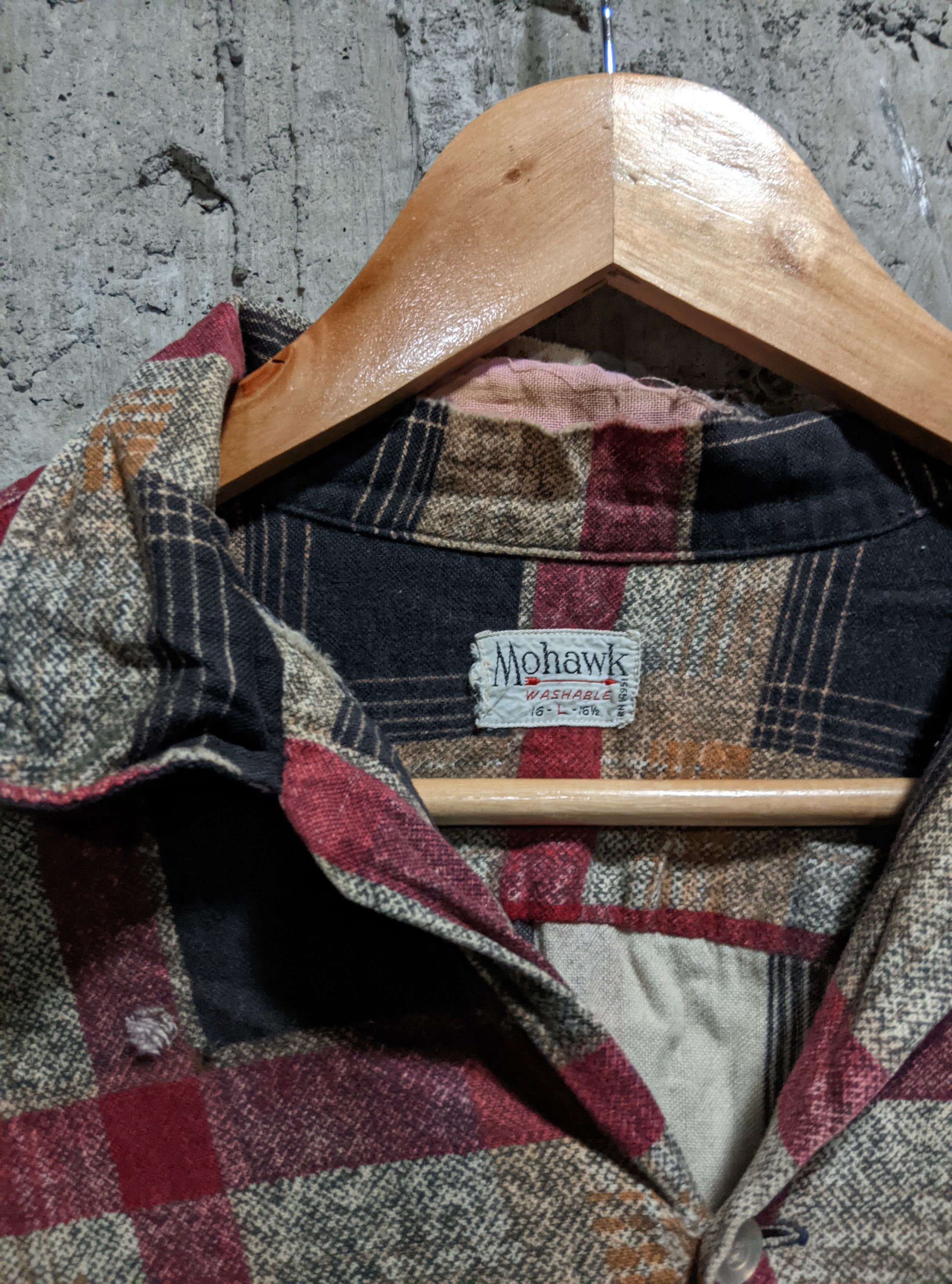 Vintage Vintage 50s printed mohawk flanel shirt Size US L / EU 52-54 / 3 - 3 Thumbnail