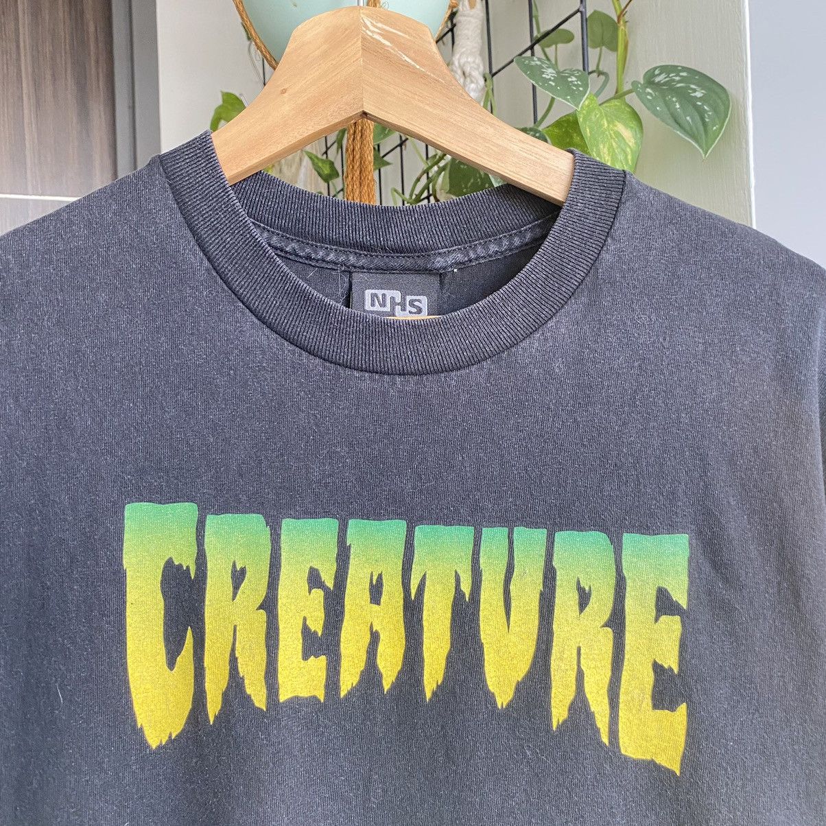 Santa Cruz Skateboards Thrashed Faded Vintage Y2K Creature Skateboard ERD GRUNGE T Size US M / EU 48-50 / 2 - 2 Thumbnail