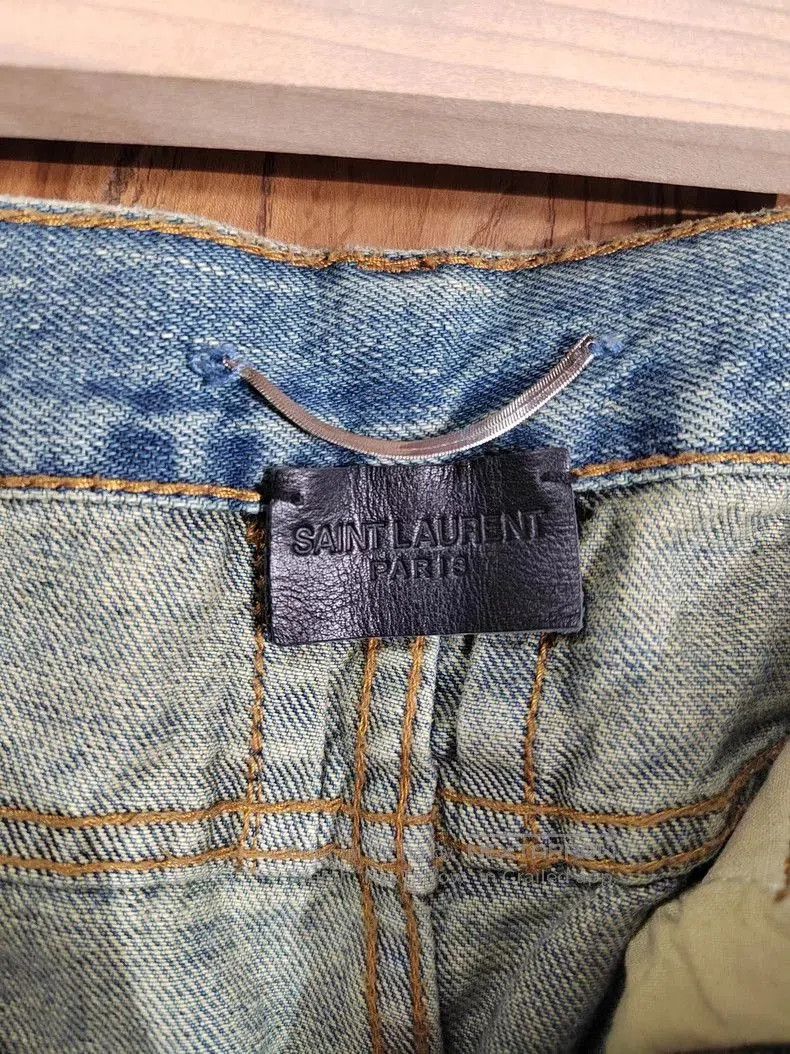 Saint Laurent Paris Saint Laurent Paris Distressed Denim Jeans. Size US 30 / EU 46 - 3 Thumbnail